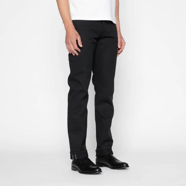 Weird Guy - Selvedge Slacks Black - 31 - Thumbnail 3