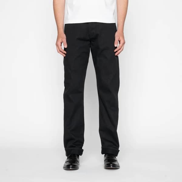 True Guy - Selvedge Slacks Black - 40 - Thumbnail 2