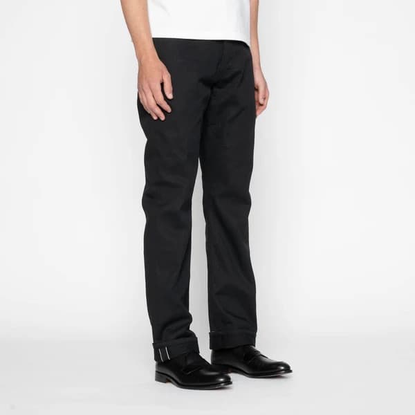 True Guy - Selvedge Slacks Black - 33 - Thumbnail 3