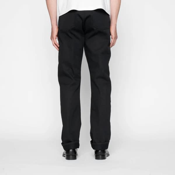 True Guy - Selvedge Slacks Black - 34 - Thumbnail 4