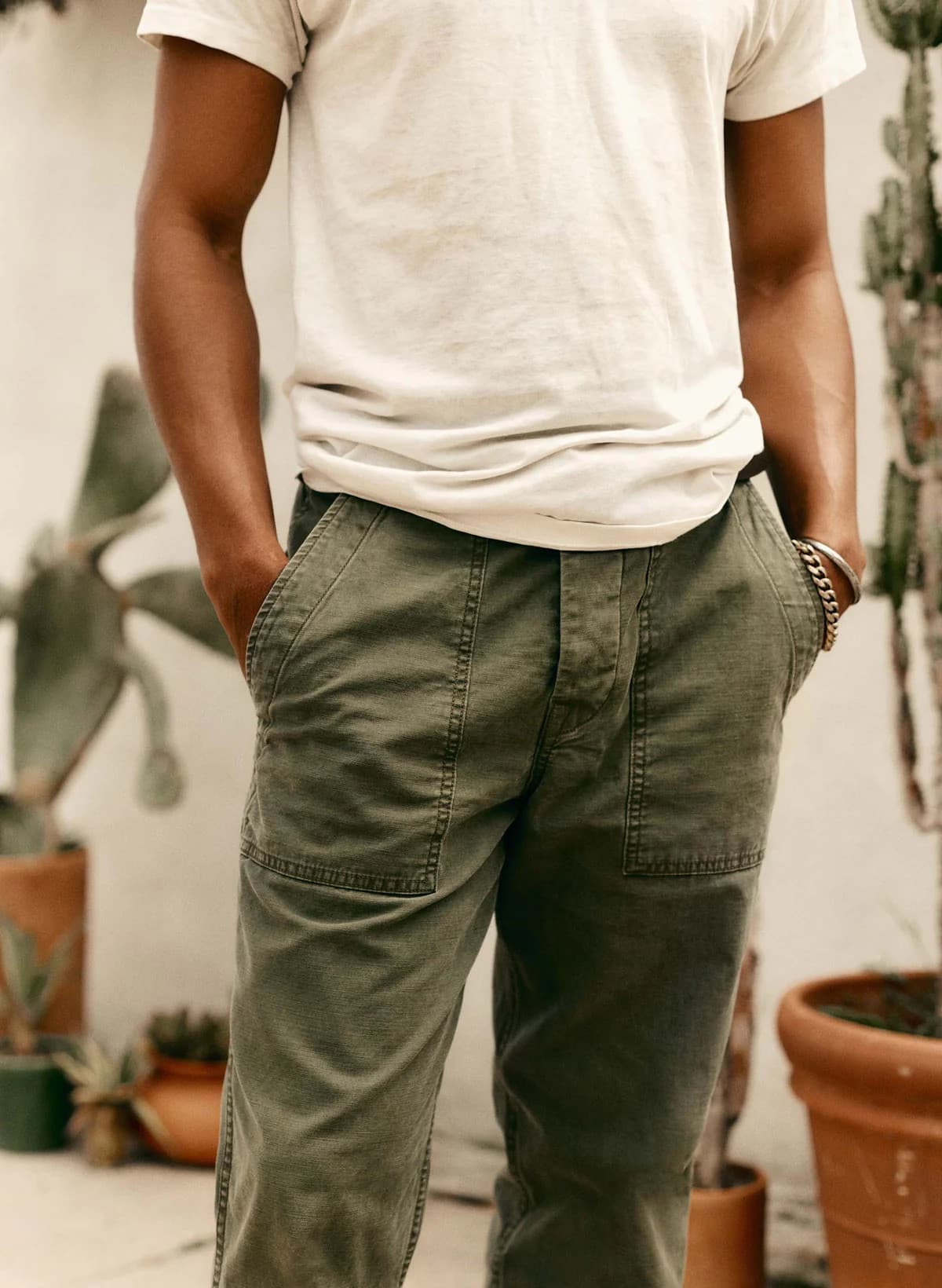 Oliver Trouser - Olive - 30 - Thumbnail 3