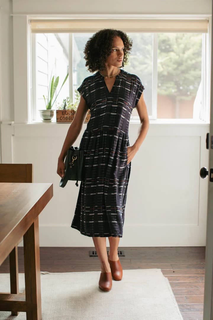 Ira Dress - Nightfall Stripe - M - Thumbnail 2