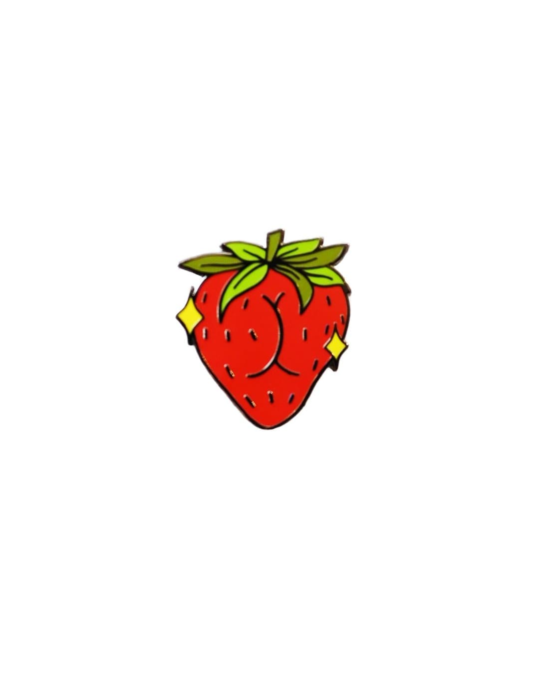 strawbooty enamel pin - Default