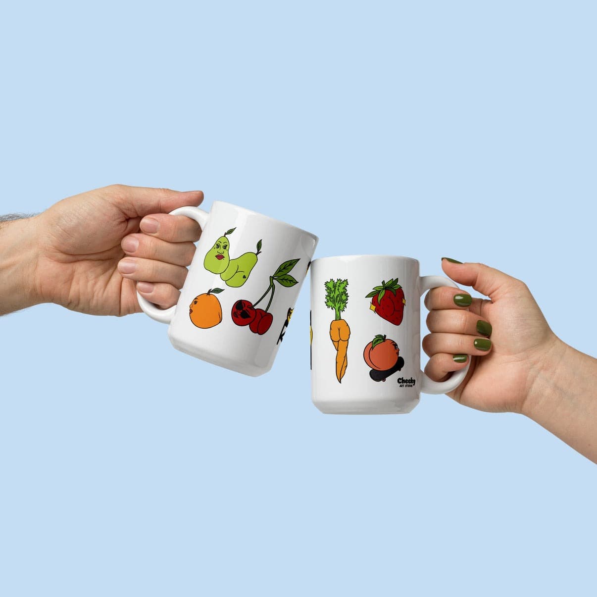 foodie booties 15 oz ceramic mug - Default - Thumbnail 2