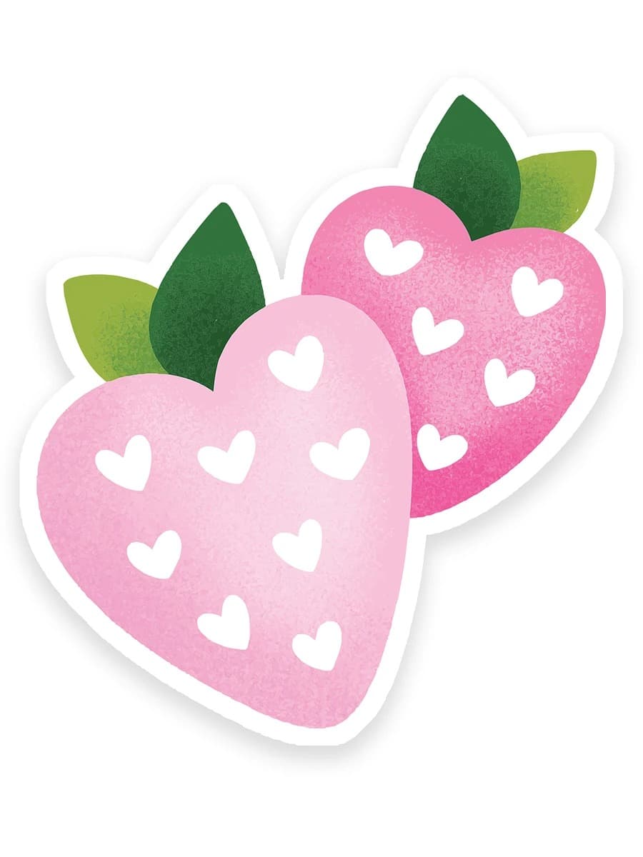 strawberry banana 5x7 riso print - Default - Thumbnail 3