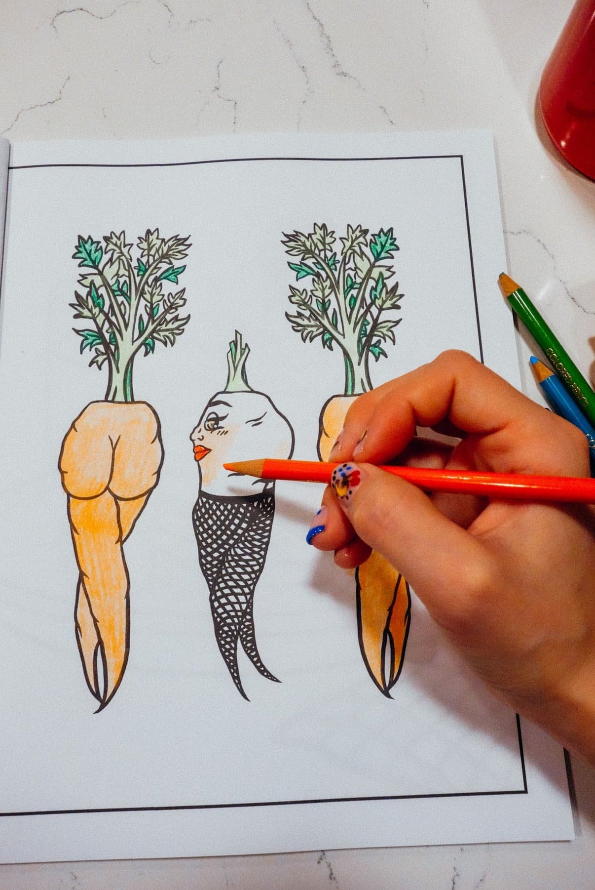 foodie booties cheeky adult coloring books - Thumbnail 2