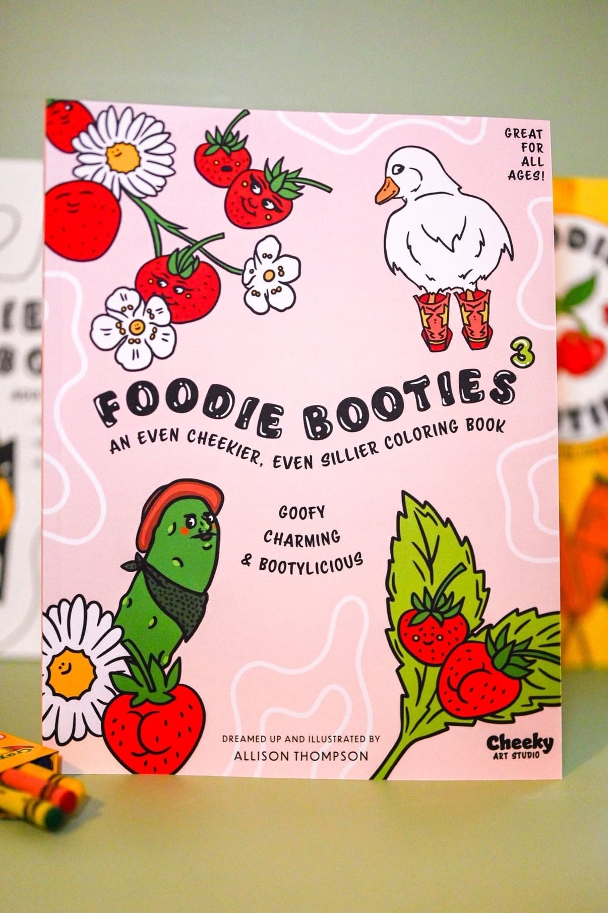 foodie booties cheeky adult coloring books - Thumbnail 7