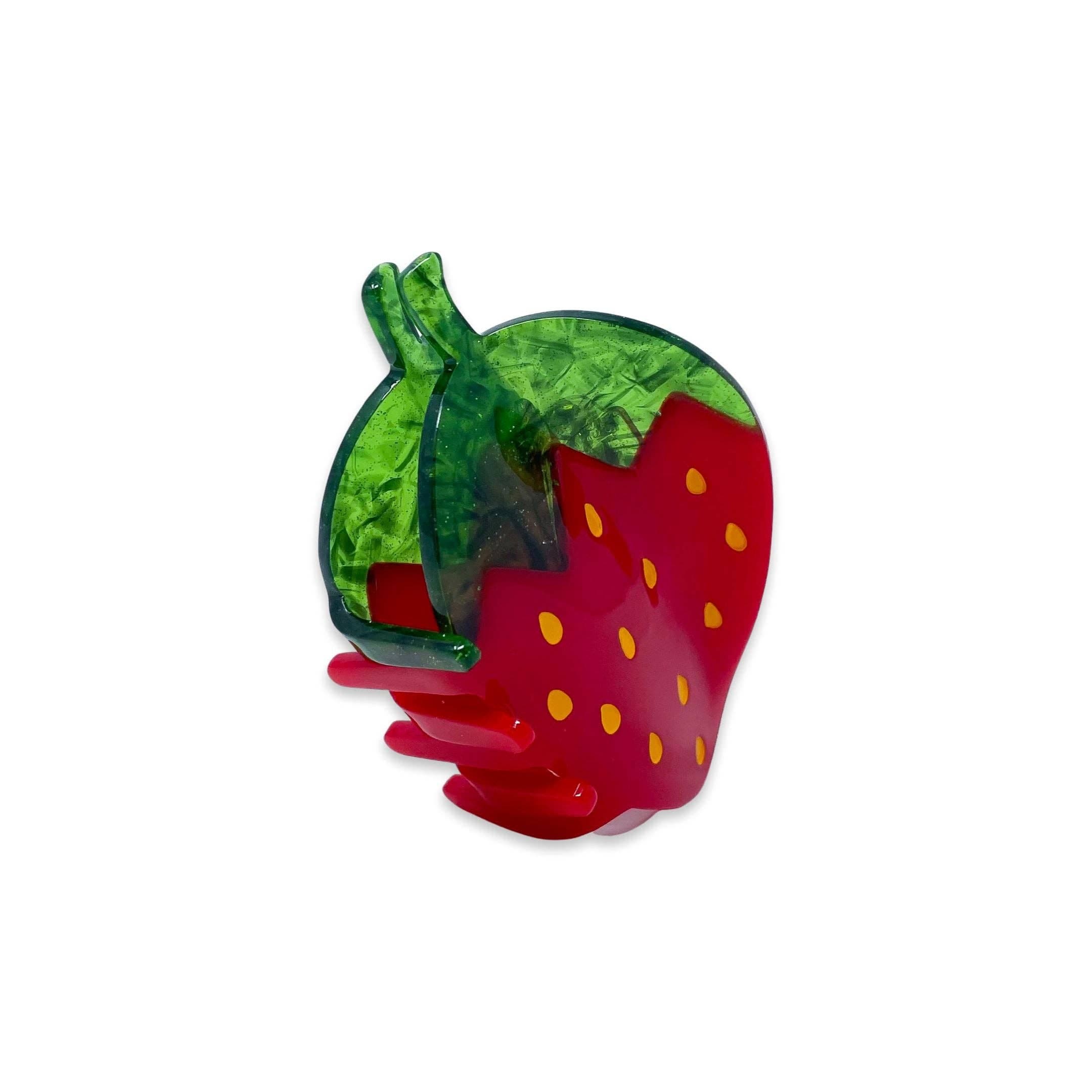 midi strawberry hair claw clip - Default - Thumbnail 5