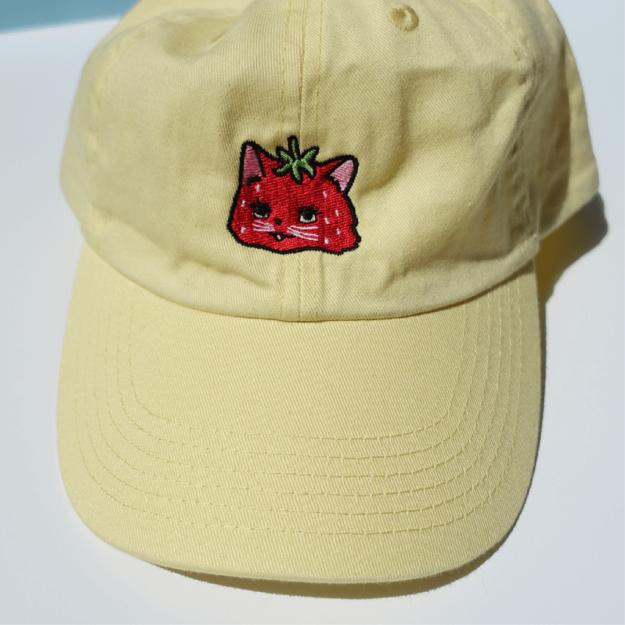 strawberry cat dad hat - Default - Thumbnail 2