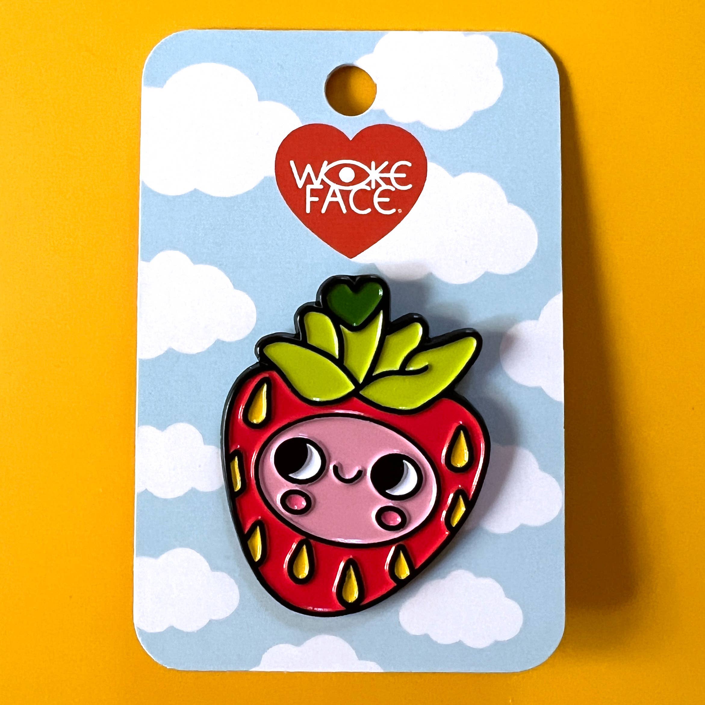 strawbebby enamel pin - Default - Thumbnail 2