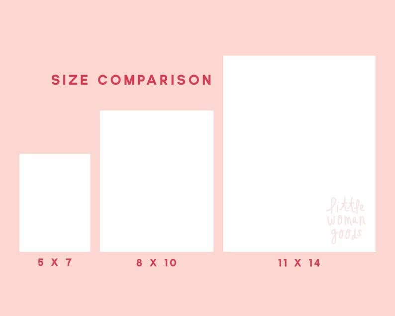 strawberry bits print (8x10) (11x14 pink frame) - Default - Thumbnail 2