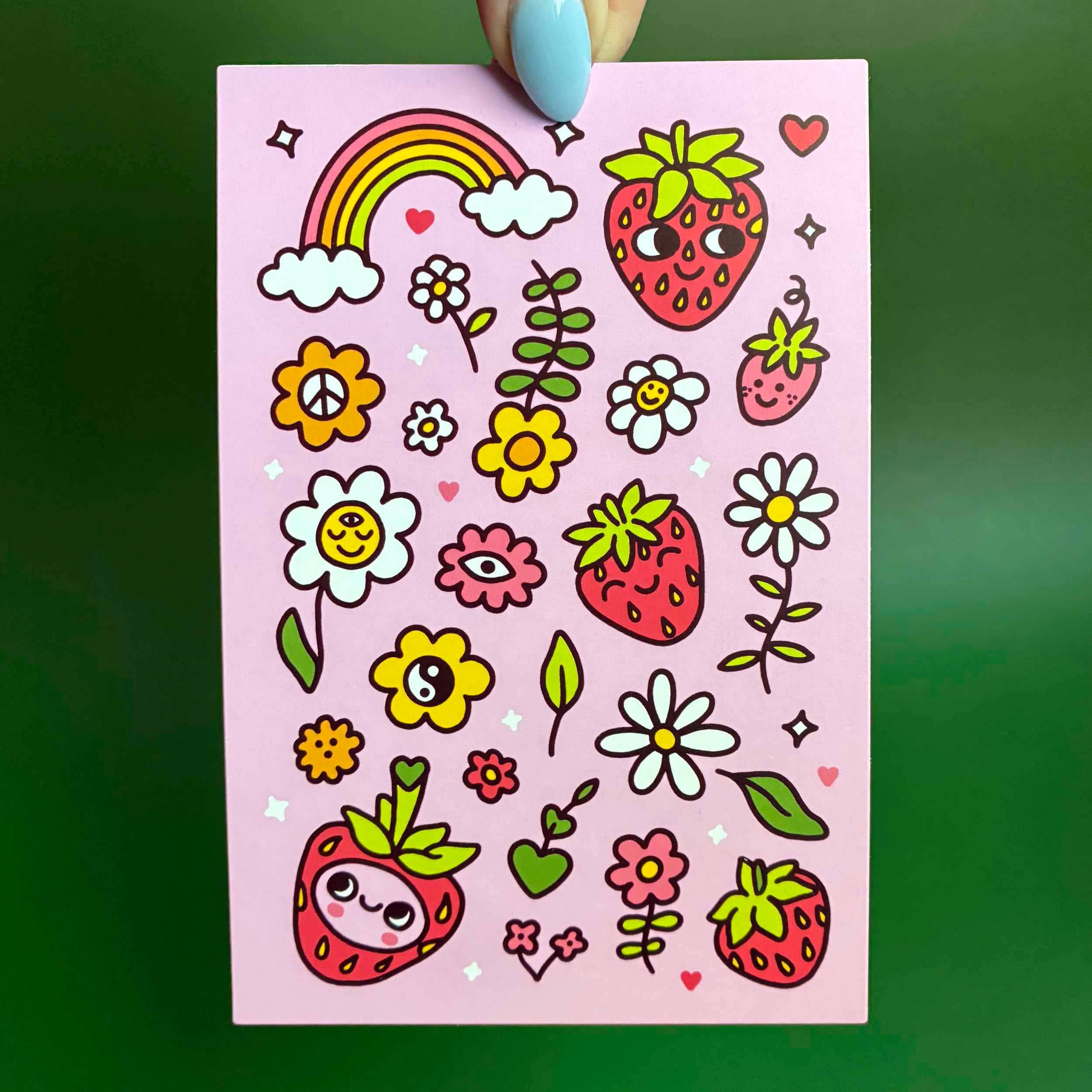 strawbebby postcard - Default