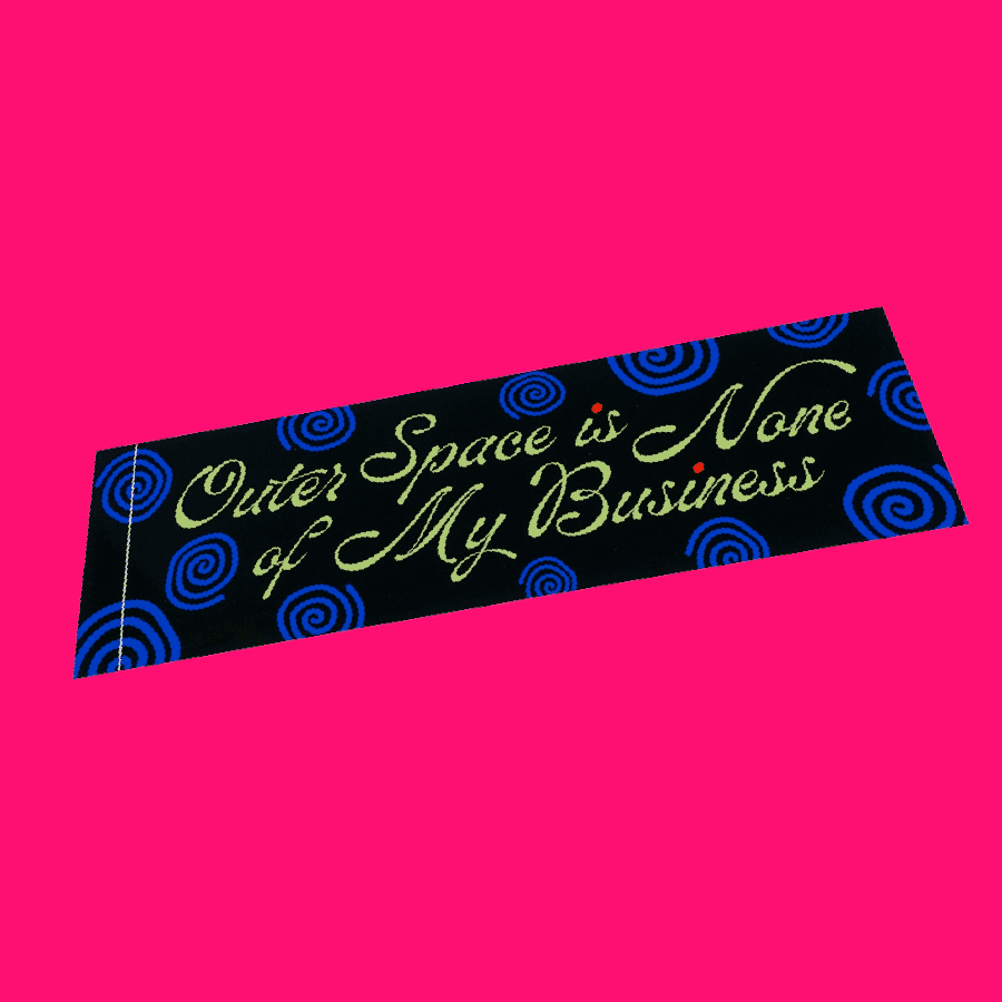 MYOB! outer space bumper sticker - Default - Thumbnail 2