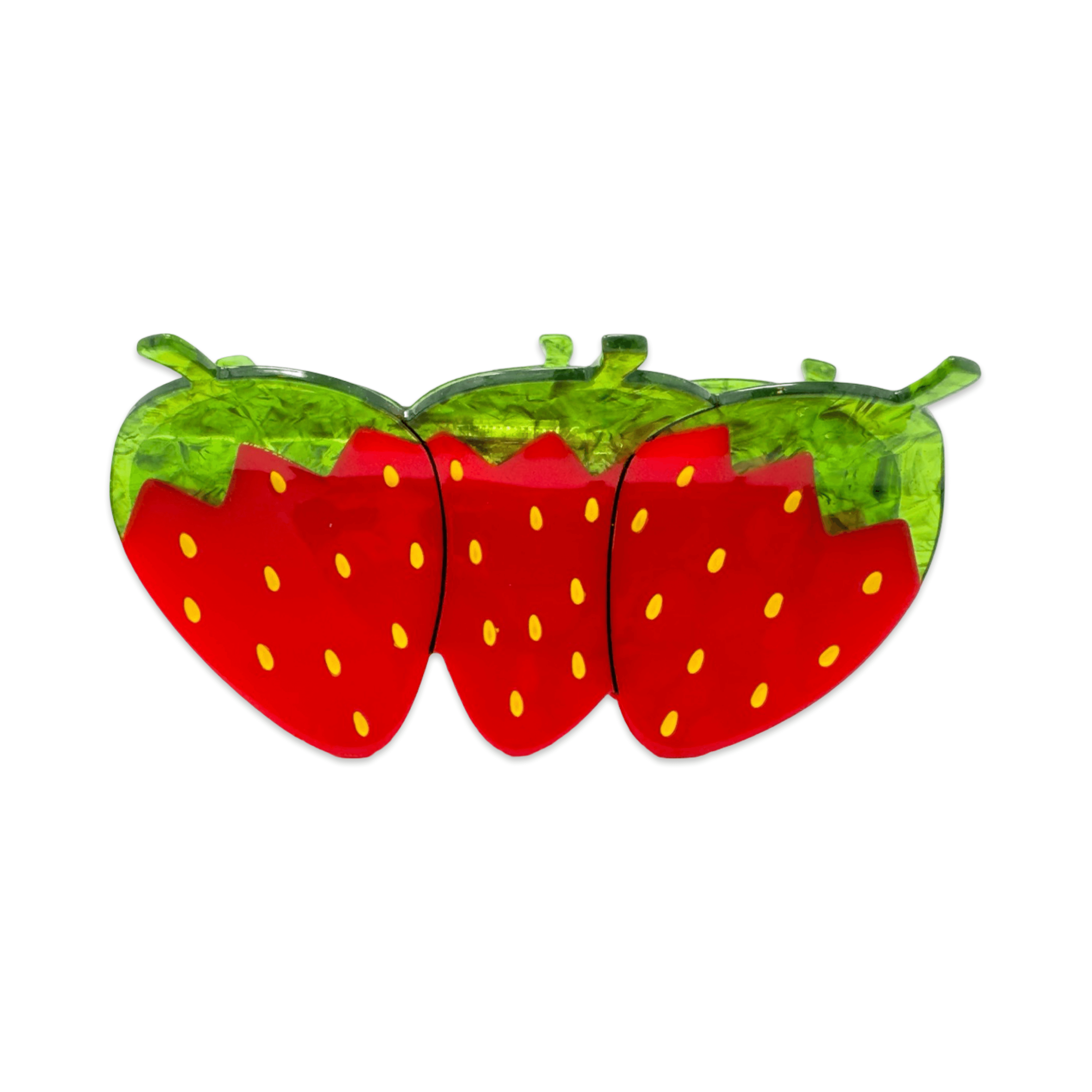 MEGA red strawberry hair claw clip - Regular - Thumbnail 7