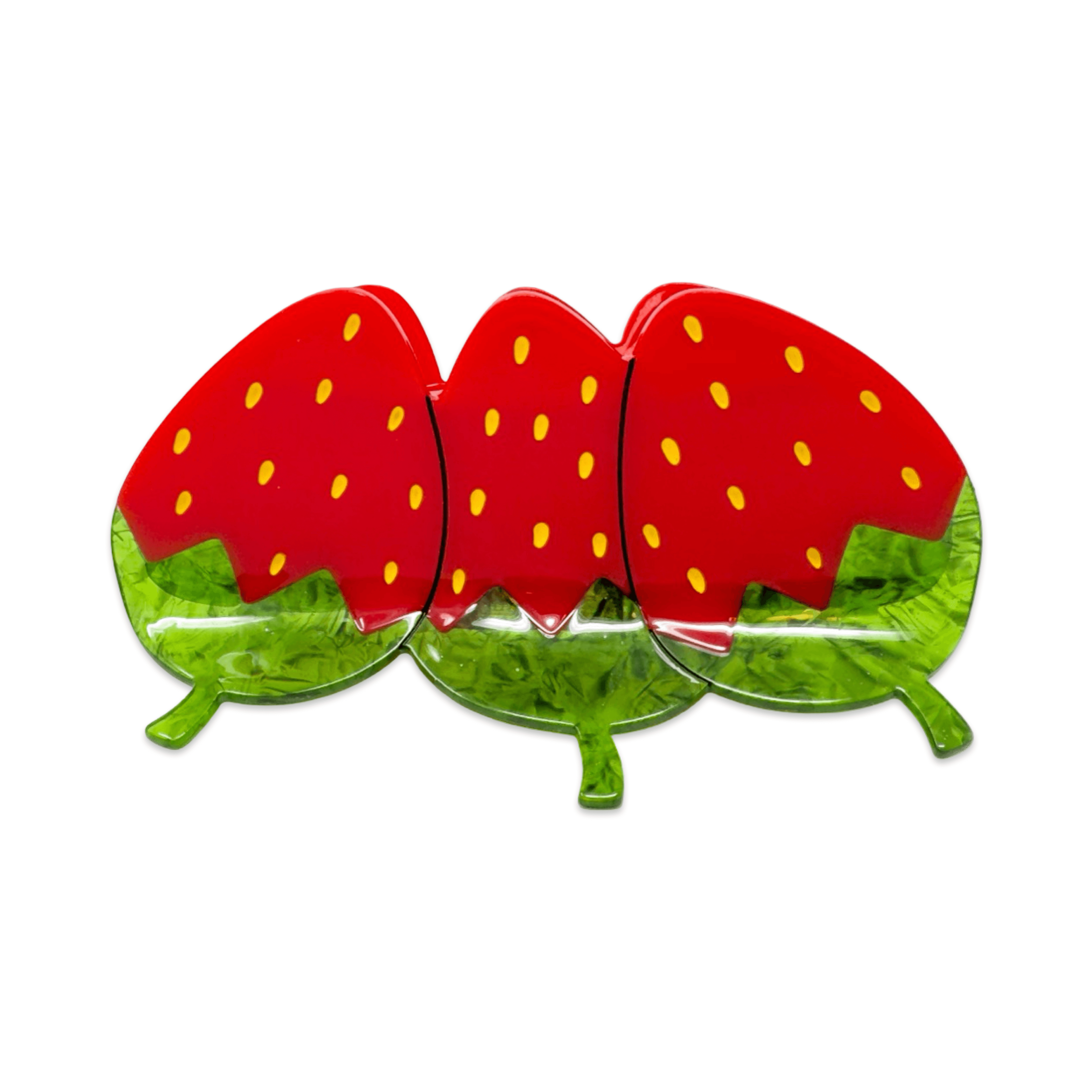 MEGA red strawberry hair claw clip - Regular - Thumbnail 5