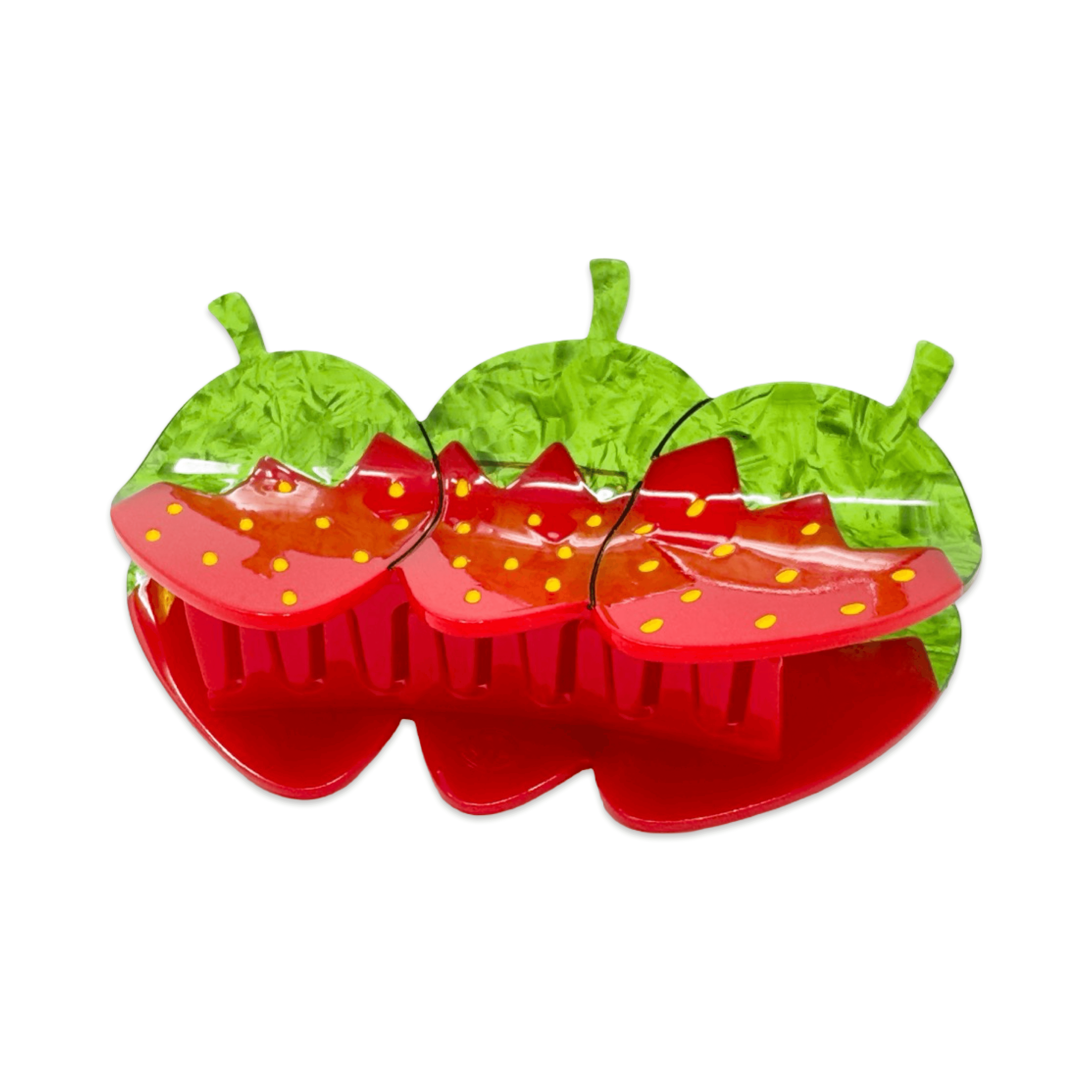 MEGA red strawberry hair claw clip - Regular - Thumbnail 6