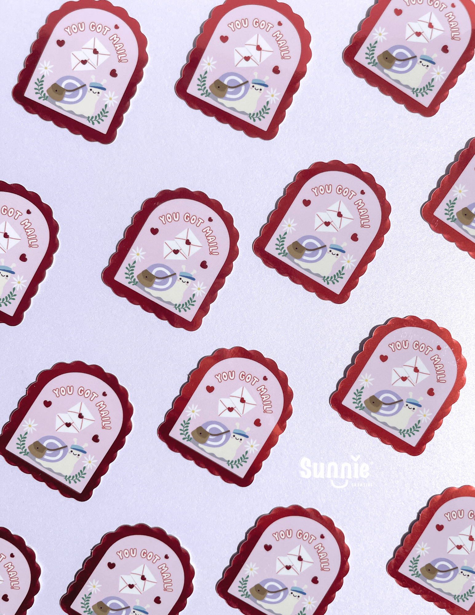 you got snail mail! glitter sticker - Regular - Thumbnail 2