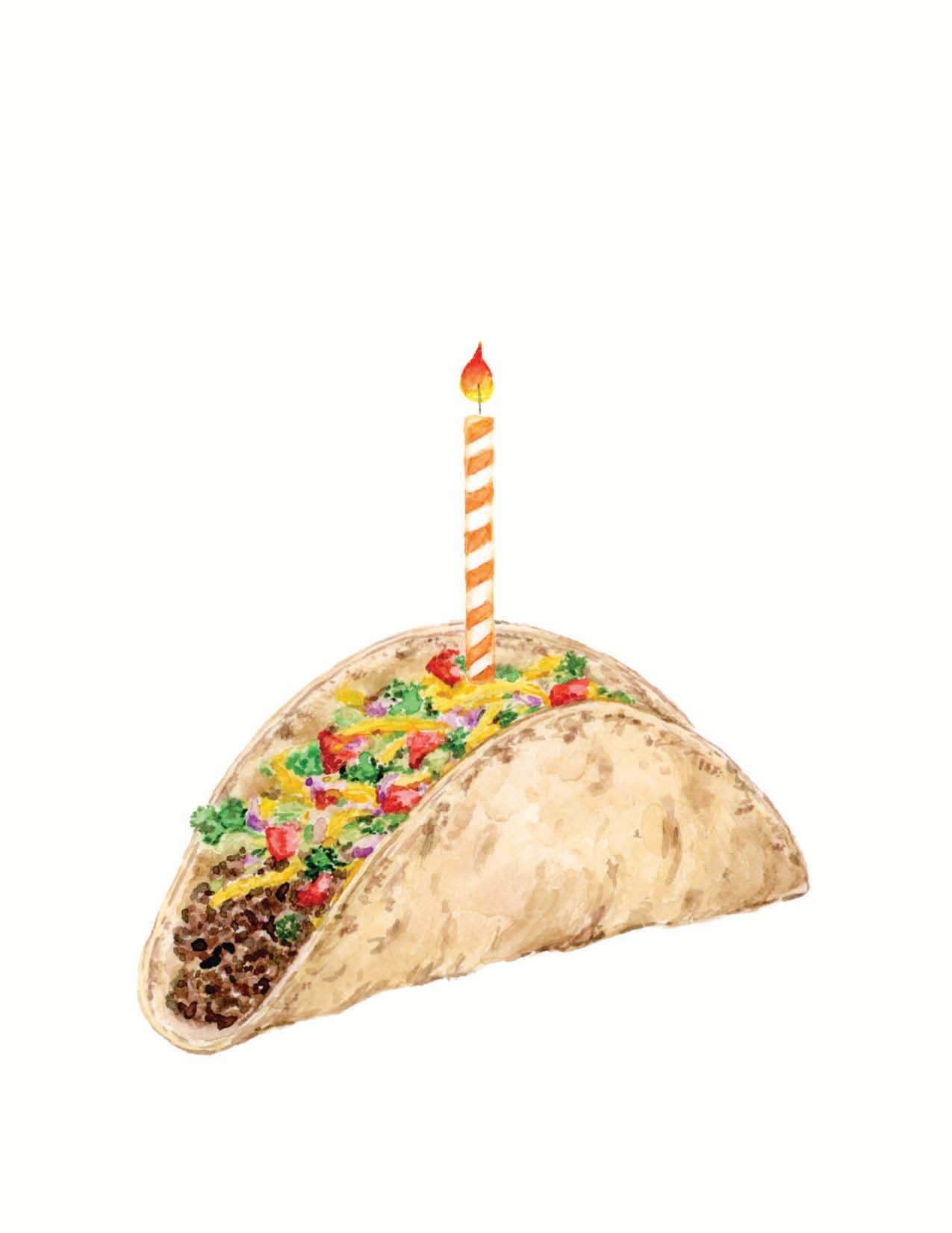 taco birthday card - Regular - Thumbnail 3