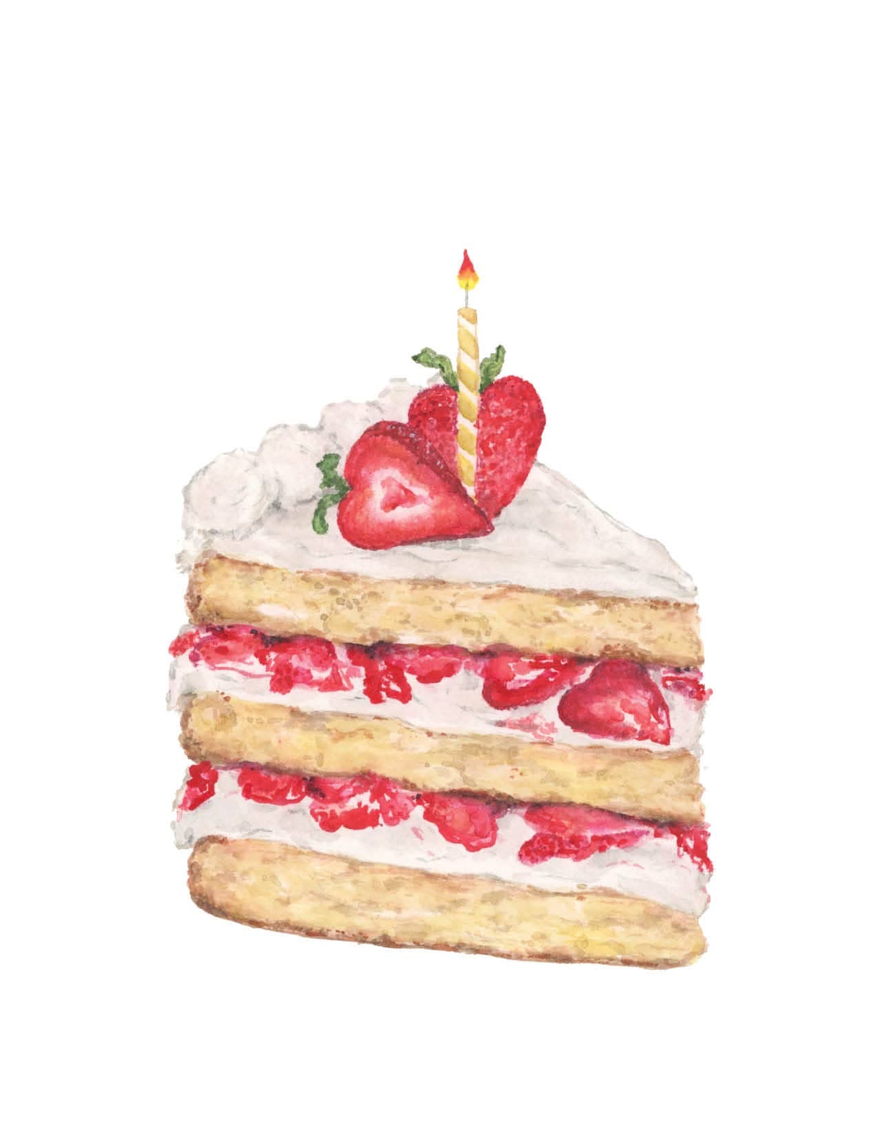 strawberry shortcake birthday card - Regular - Thumbnail 3