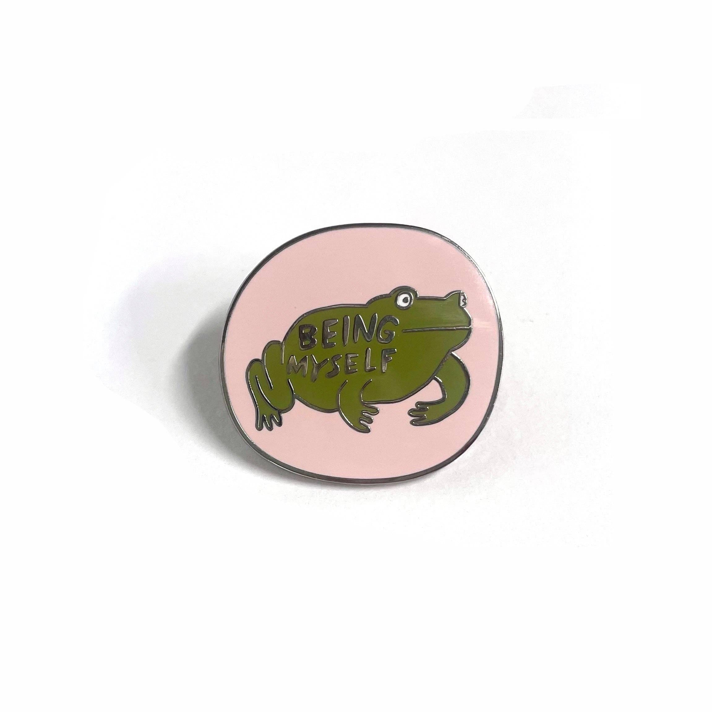 being myself frog pin - Regular - Thumbnail 2