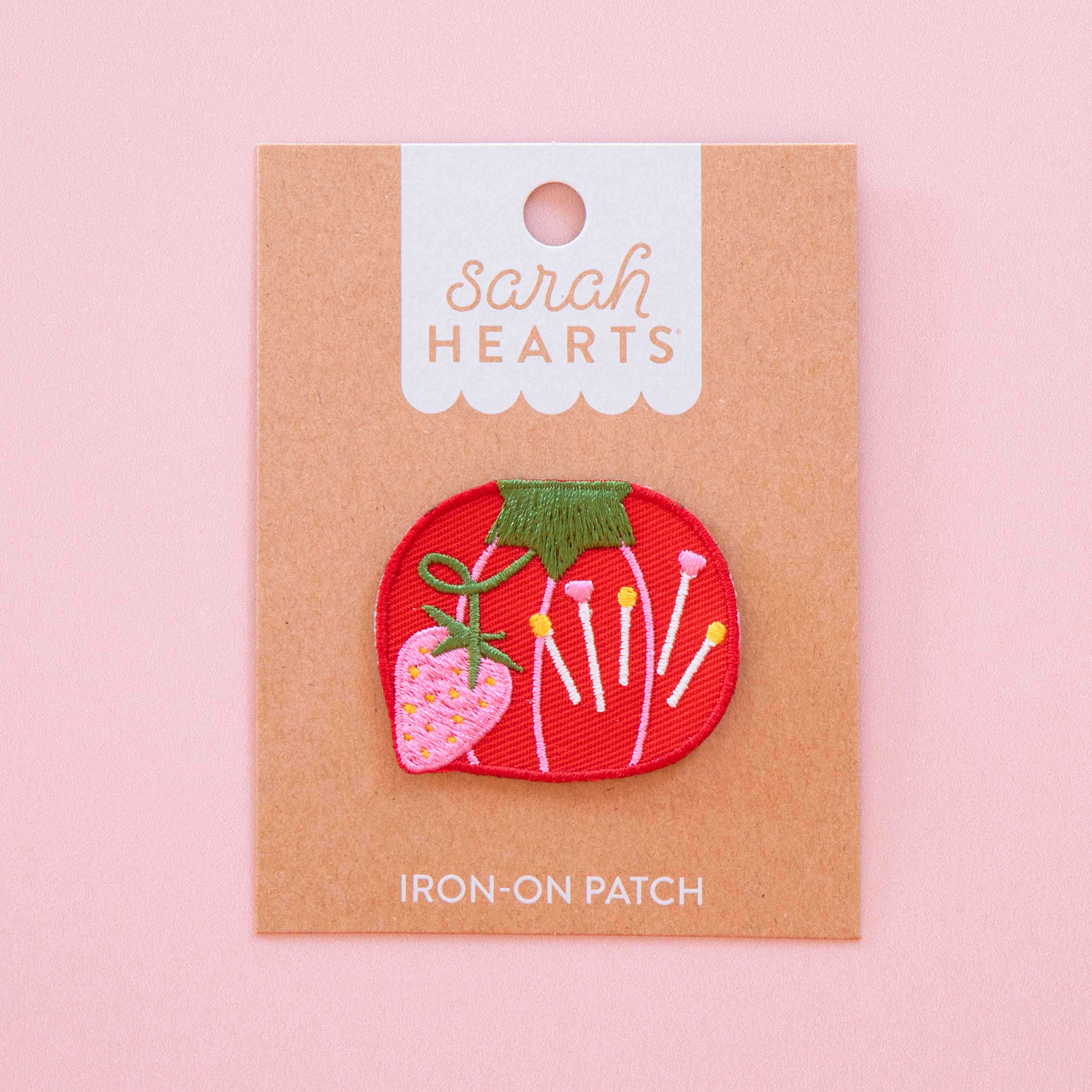 tomato pin cushion iron-on patch - Regular - Thumbnail 2