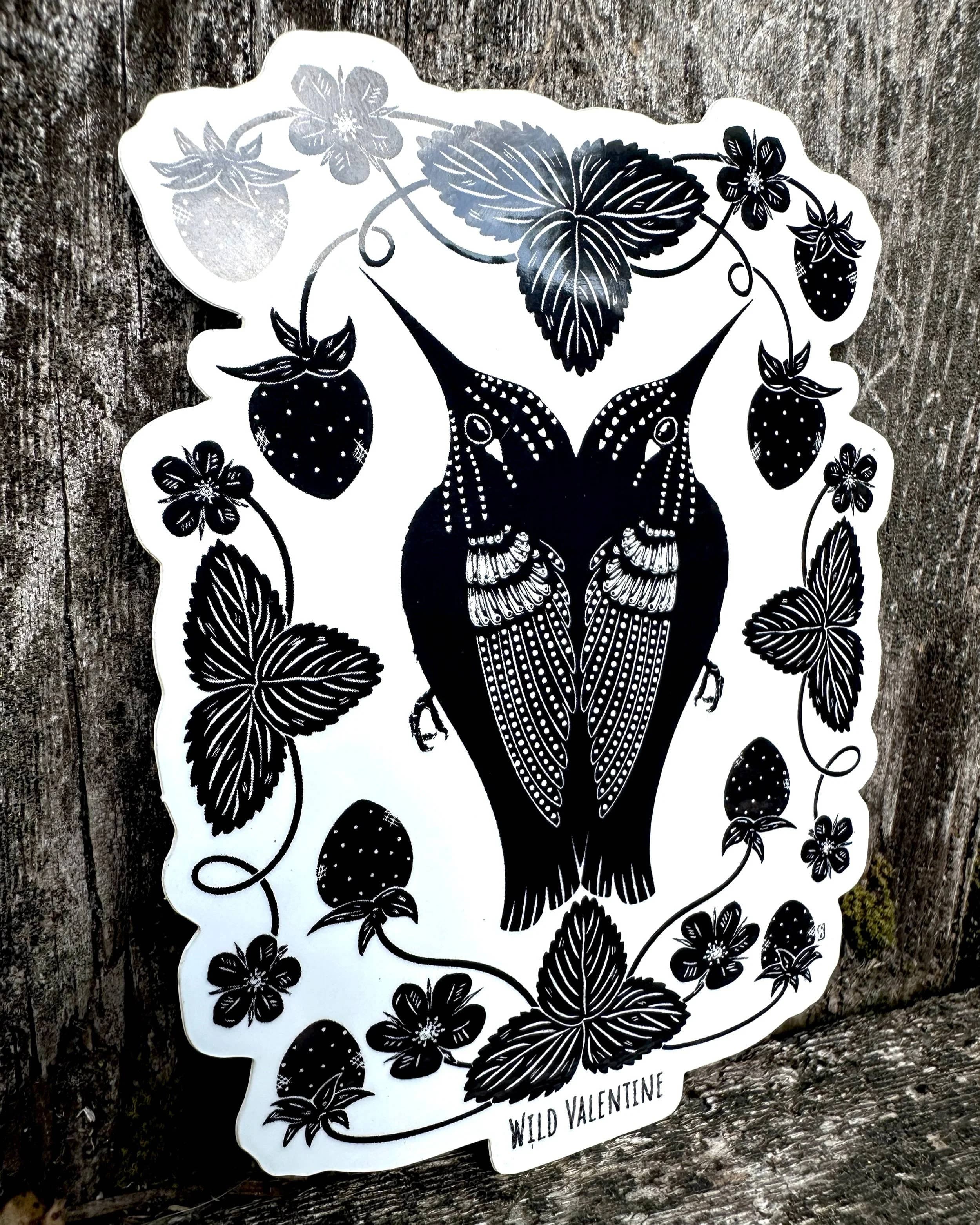 birds & berries sticker - Regular - Thumbnail 2