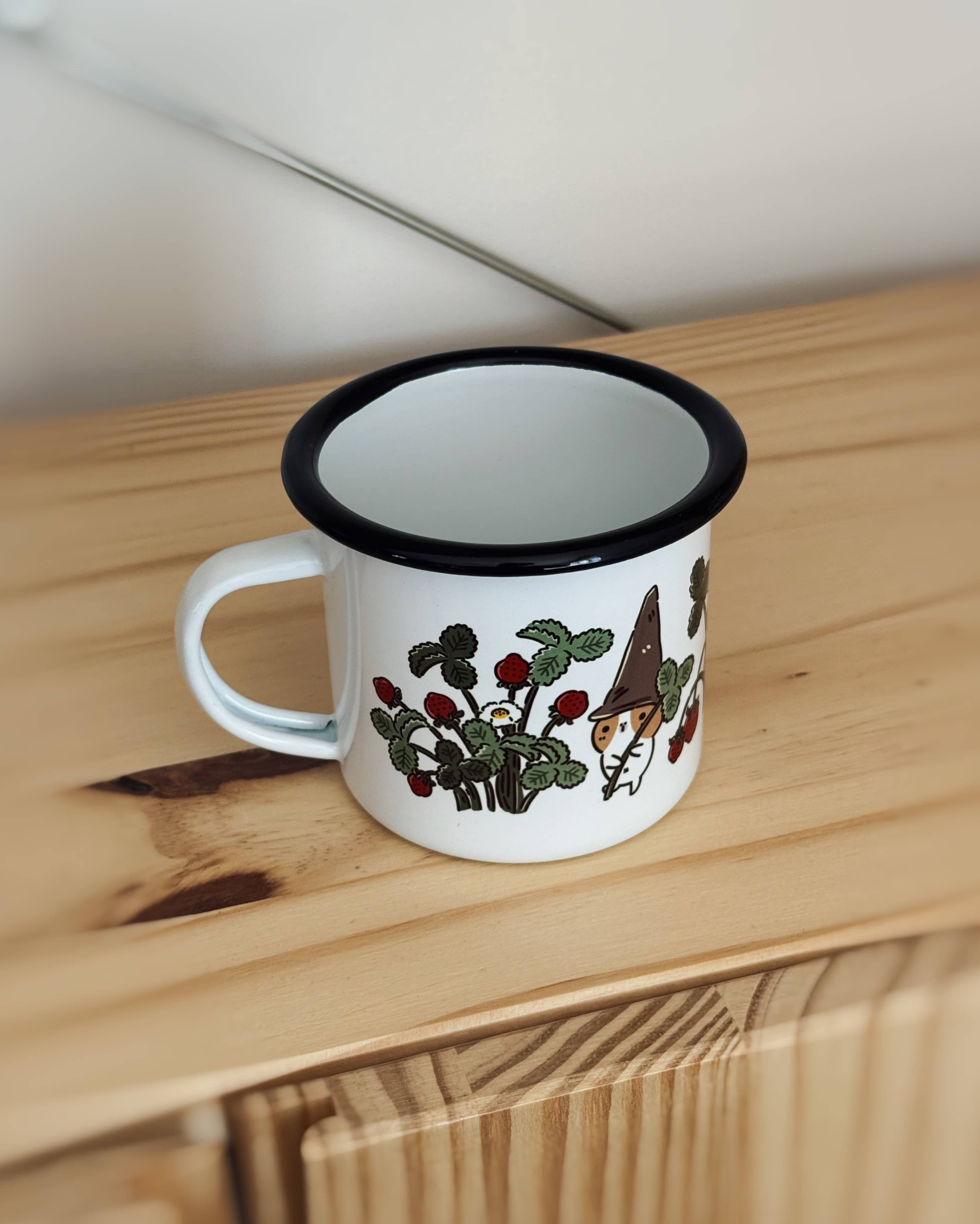 bubu & moonch strawberry season enamel mug - Regular - Thumbnail 9