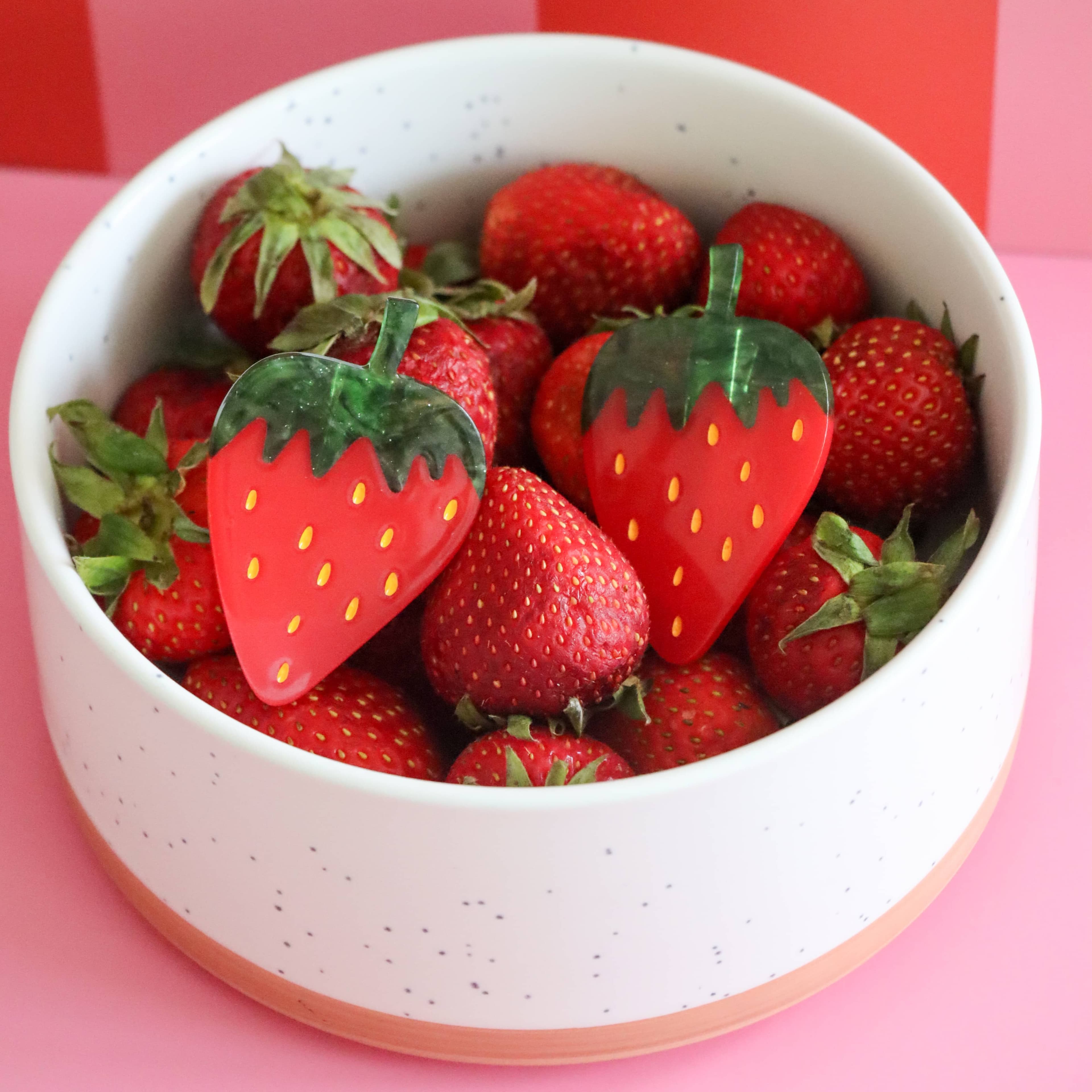 strawberry alligator hair clip set - Regular - Thumbnail 6