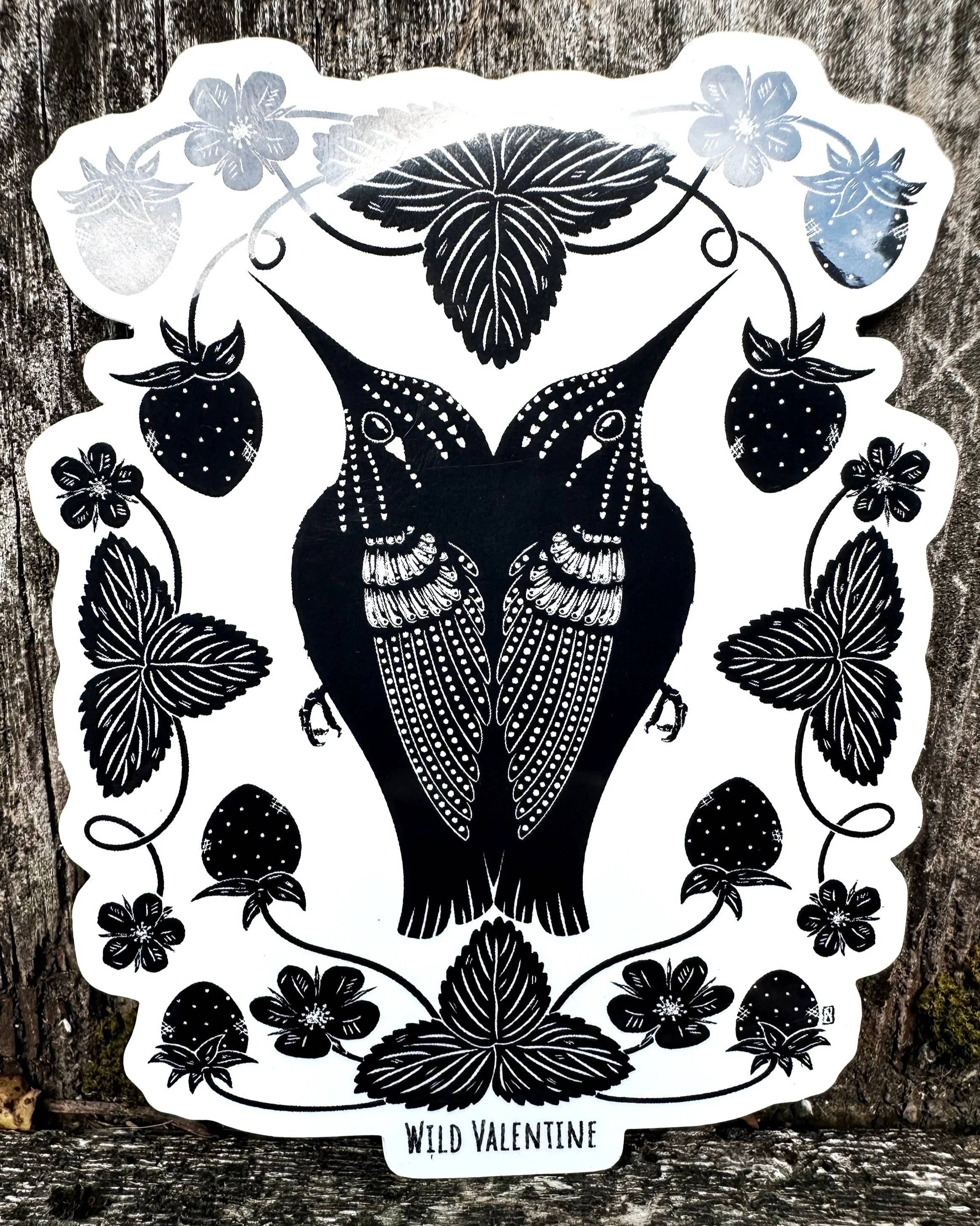 birds & berries sticker - Regular - Thumbnail 3