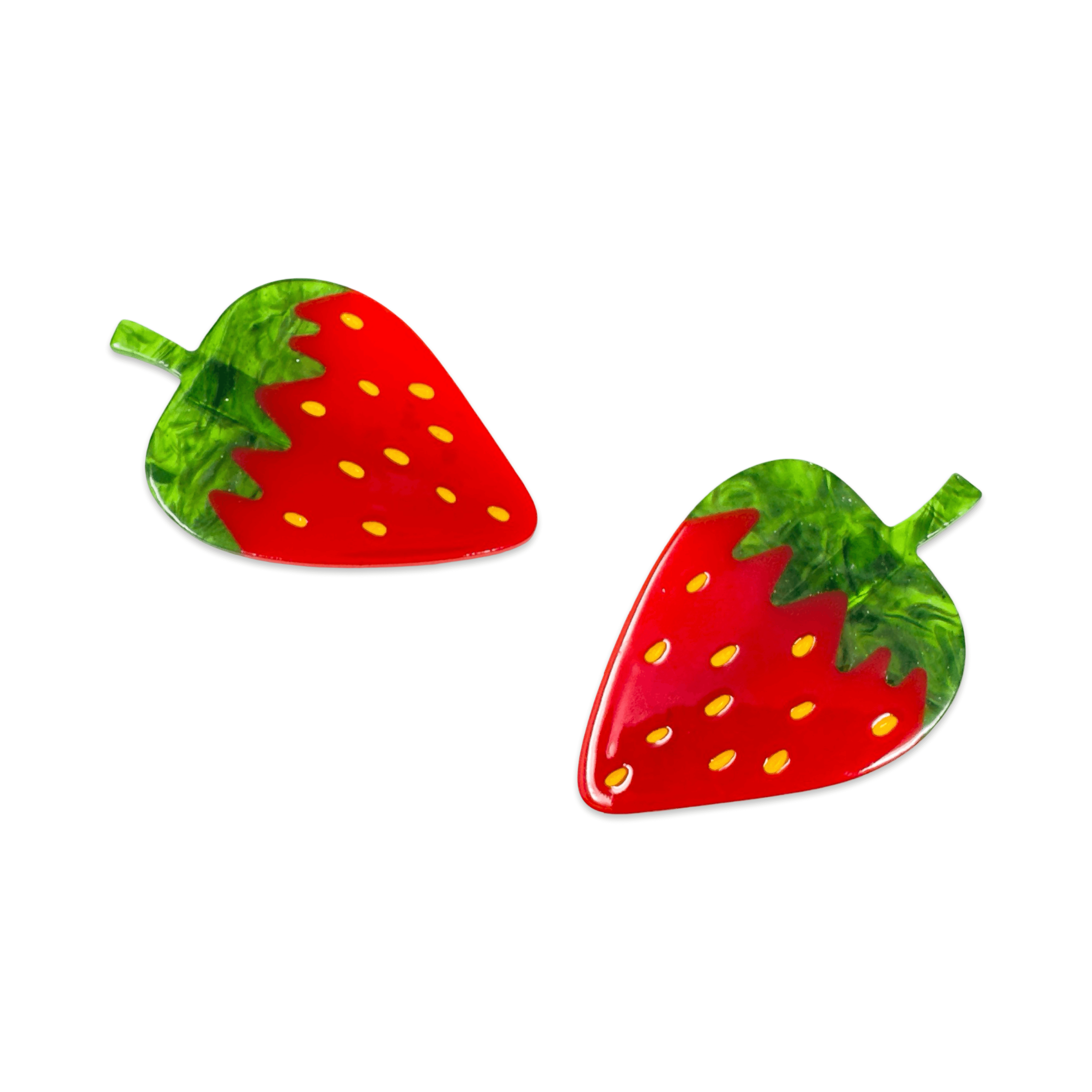 strawberry alligator hair clip set - Regular - Thumbnail 4