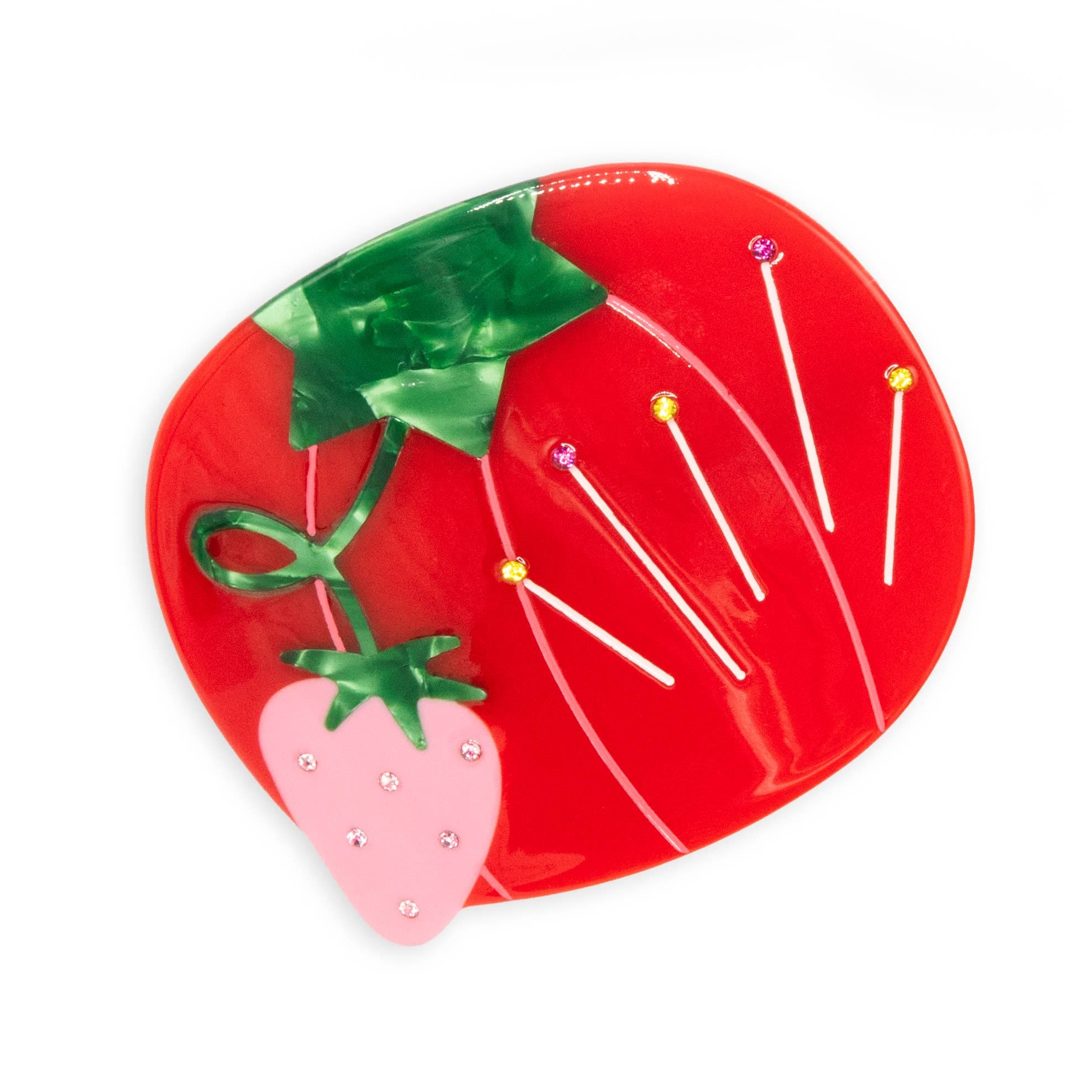 tomato pin cushion french barrette hair clip - Regular - Thumbnail 5