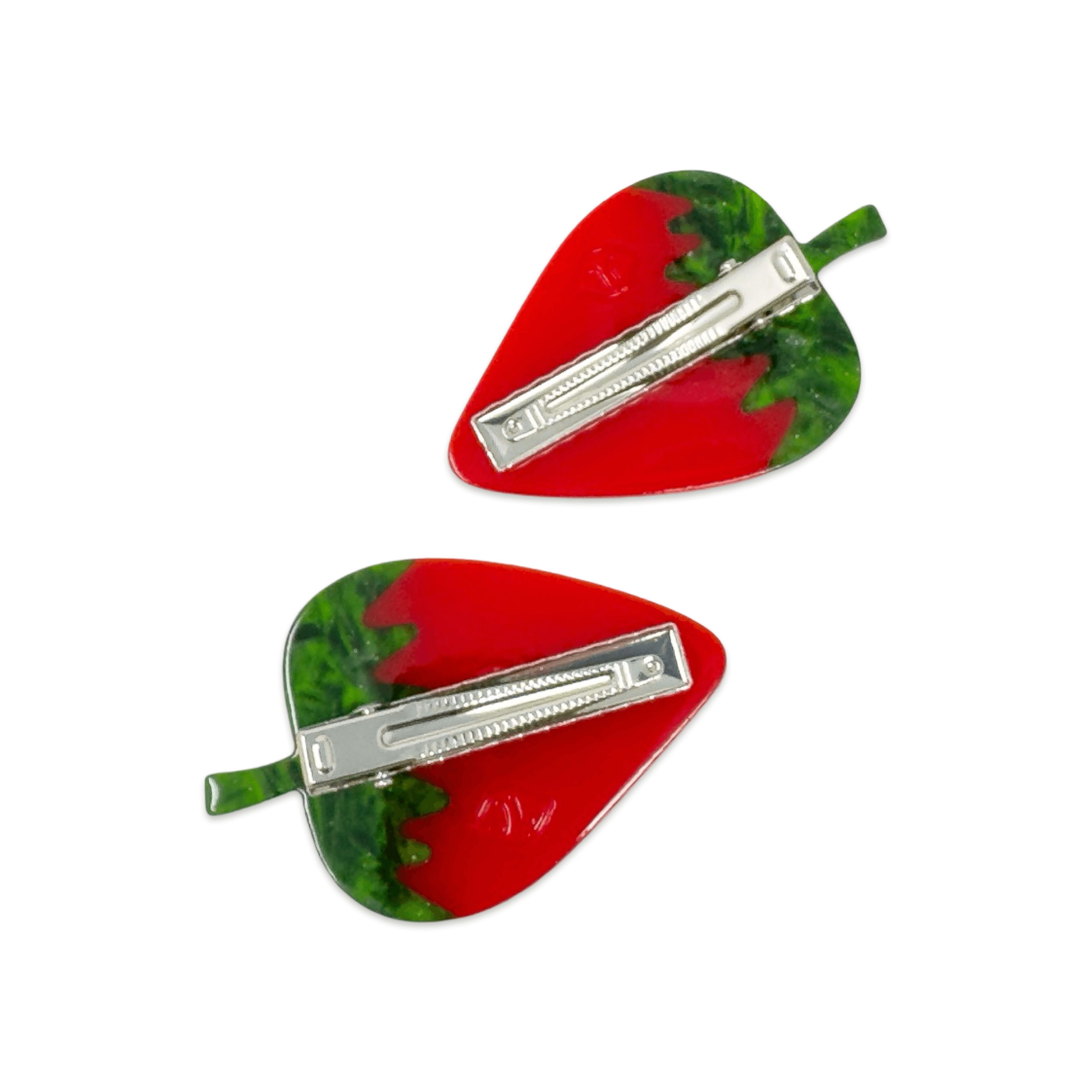 strawberry alligator hair clip set - Regular - Thumbnail 3