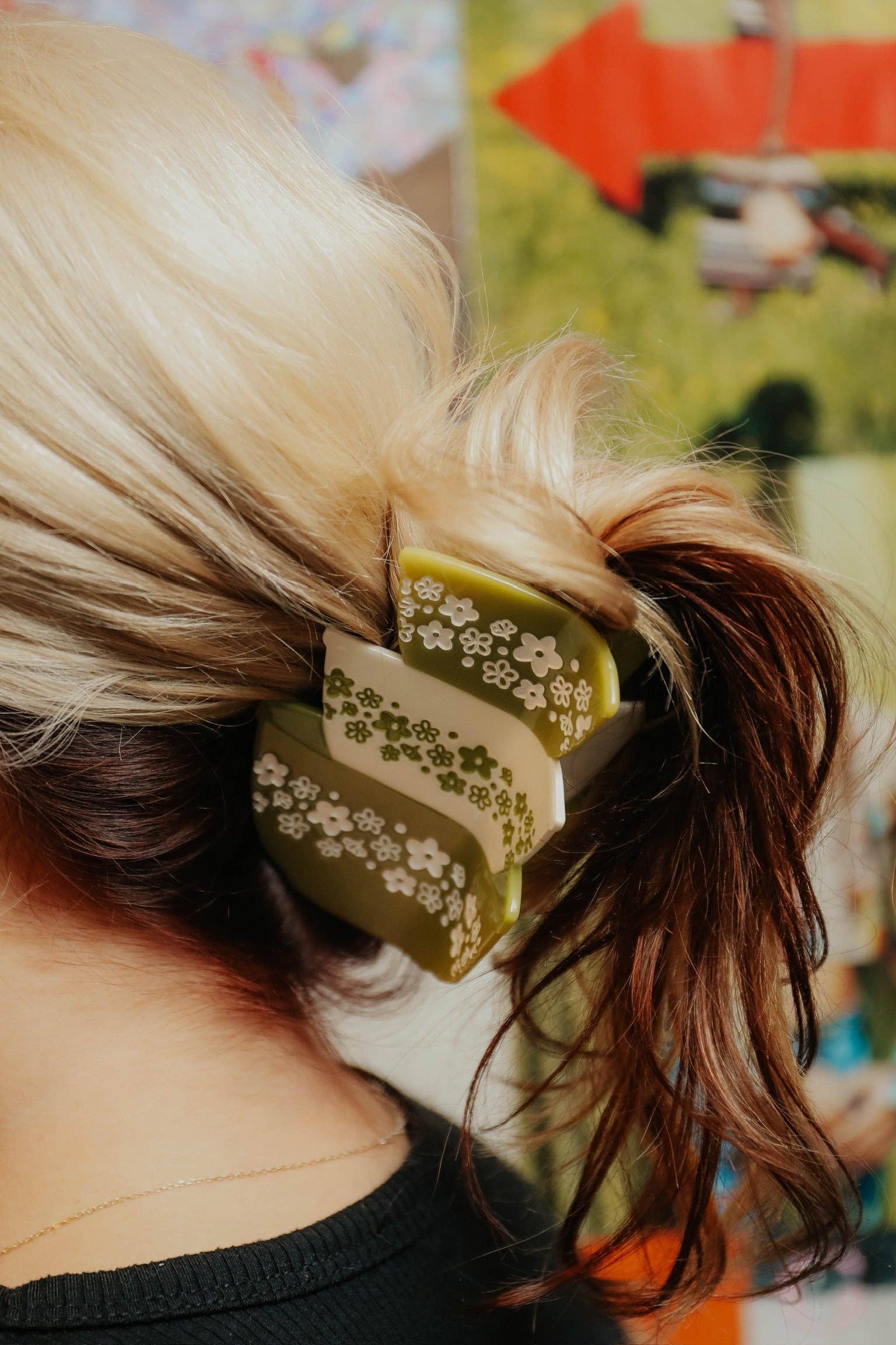 retro pyrex bowl hair claw - Regular - Thumbnail 6