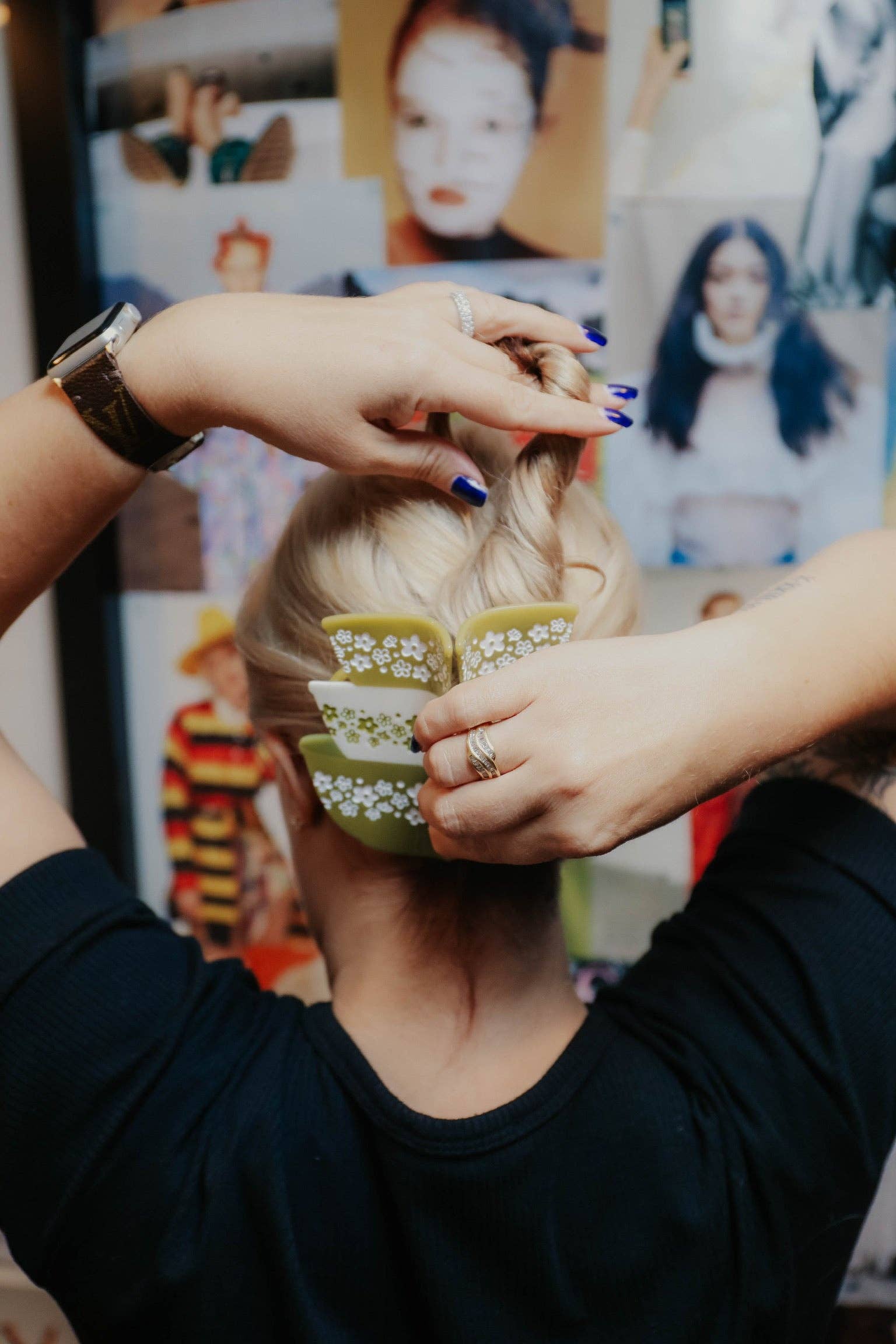 retro pyrex bowl hair claw - Regular - Thumbnail 5