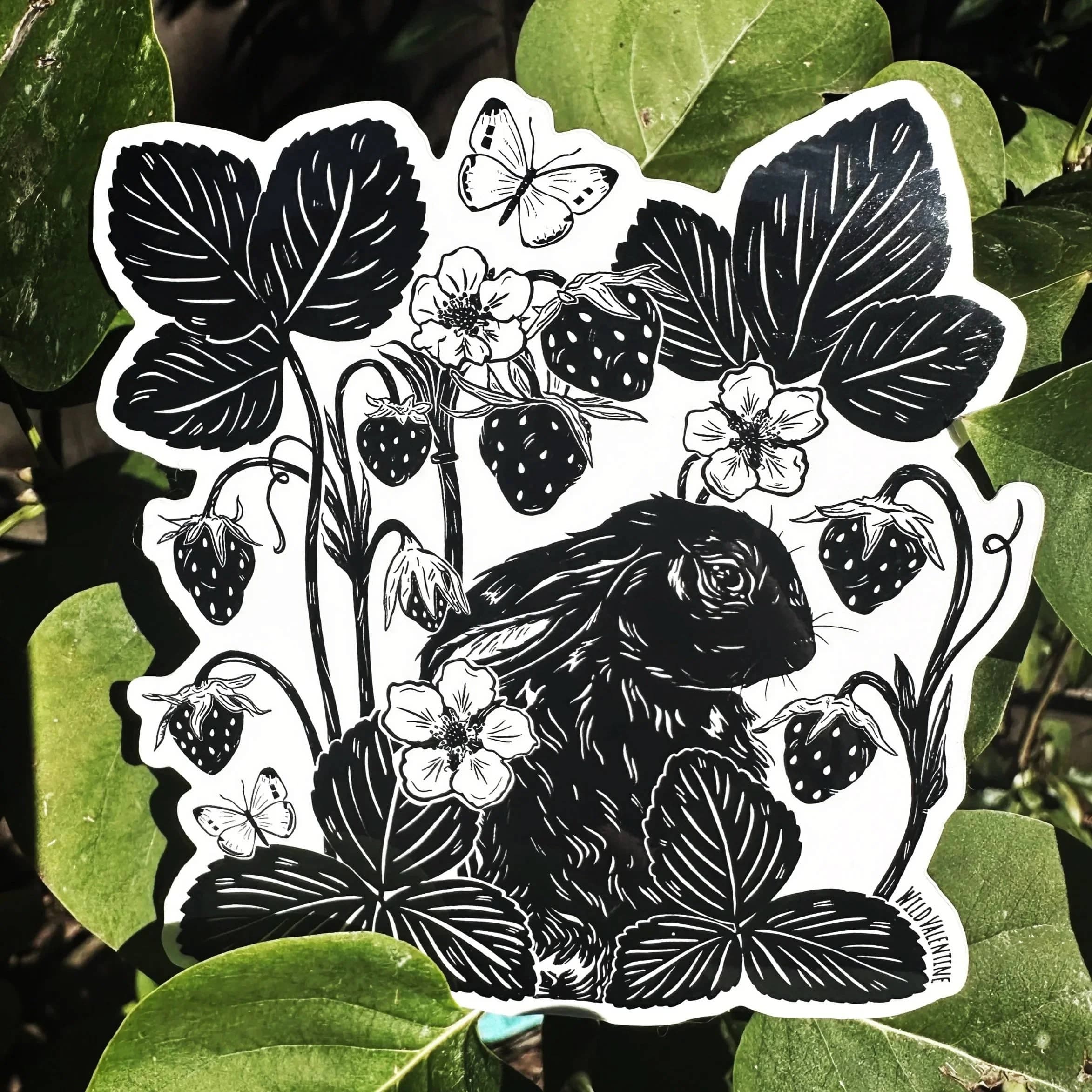 bunnies & berries sticker #1 - Regular - Thumbnail 3