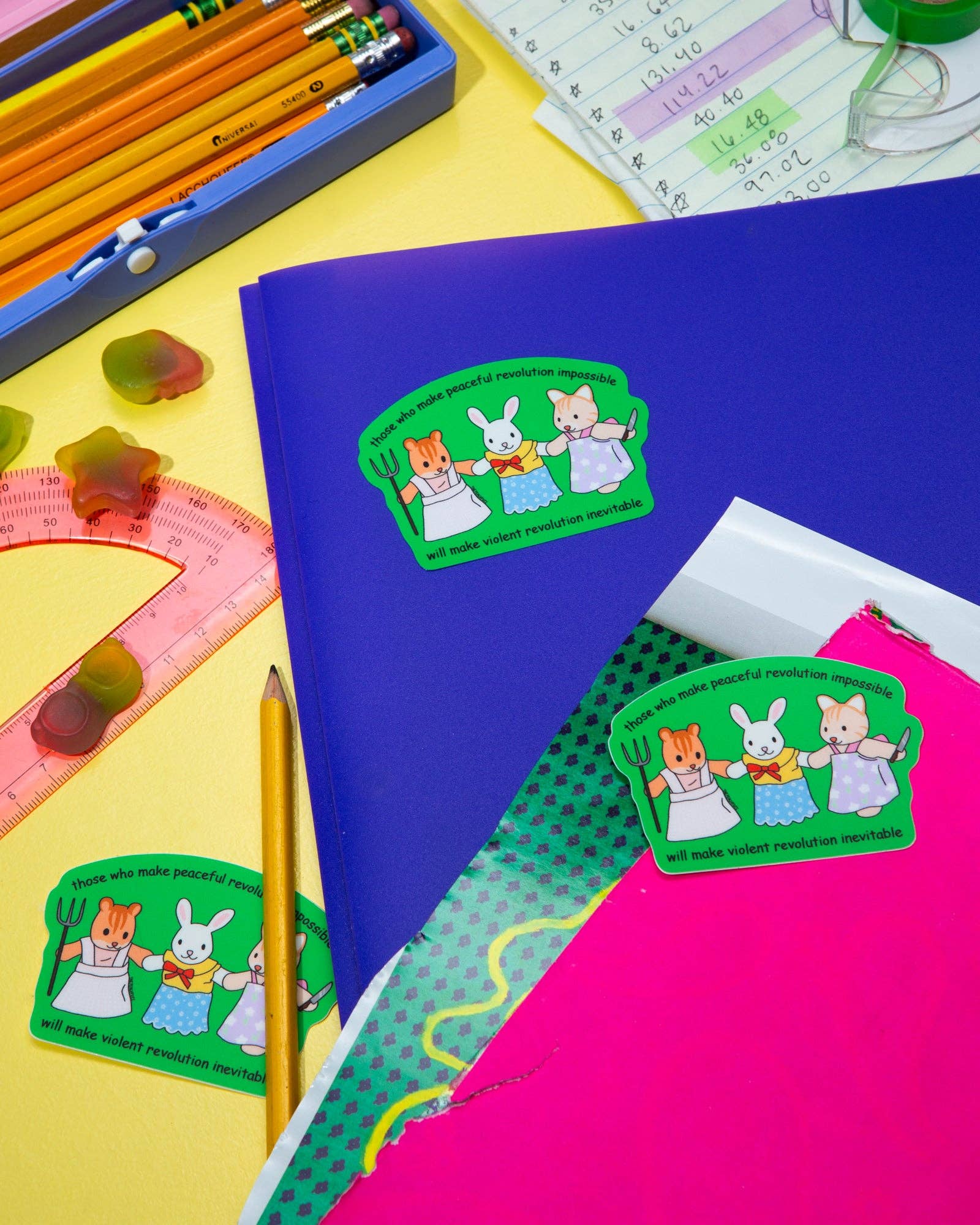 violet revolution critters sticker - Regular - Thumbnail 2