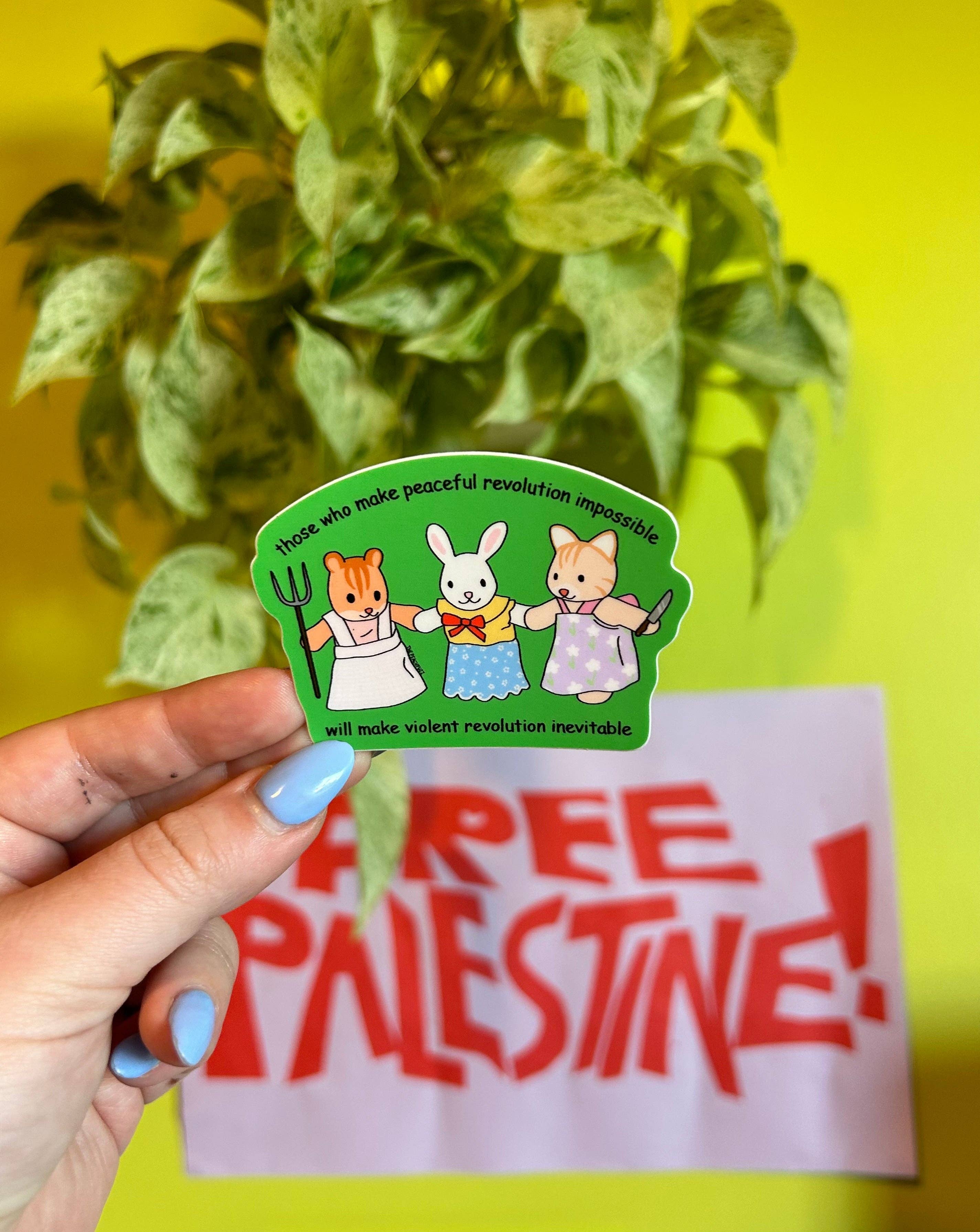 violet revolution critters sticker - Regular - Thumbnail 5