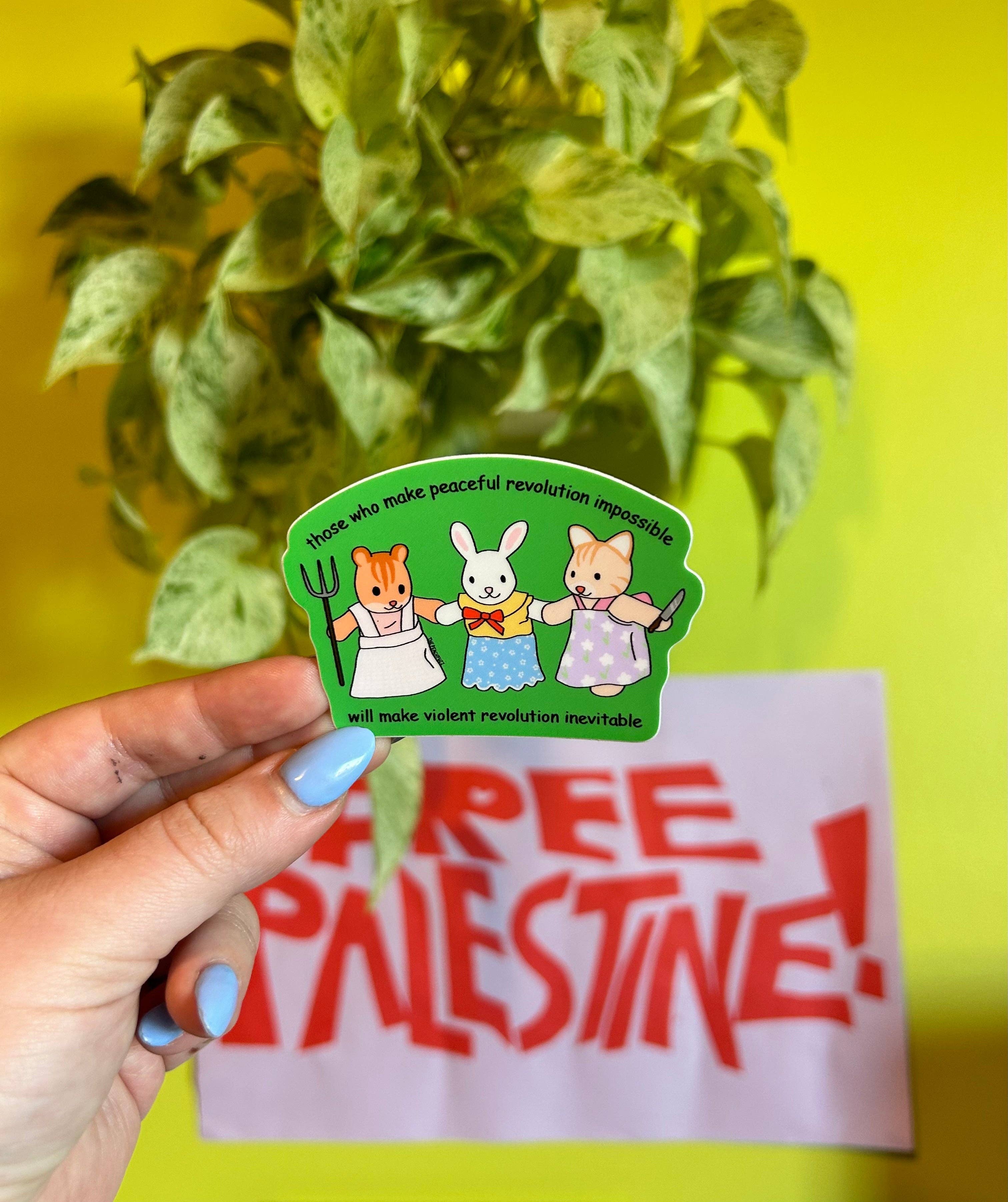 violet revolution critters sticker - Regular - Thumbnail 6