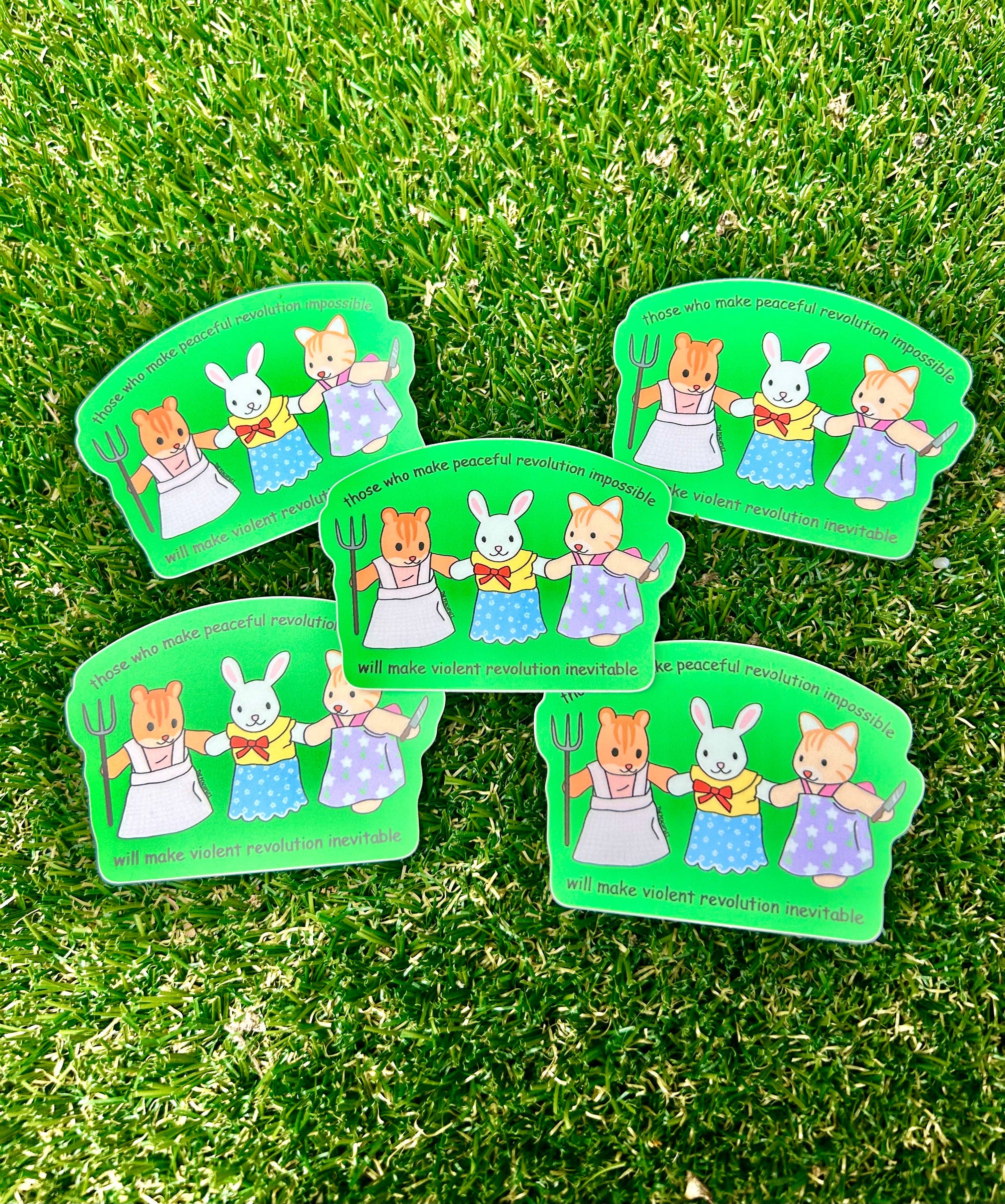 violet revolution critters sticker - Regular - Thumbnail 4