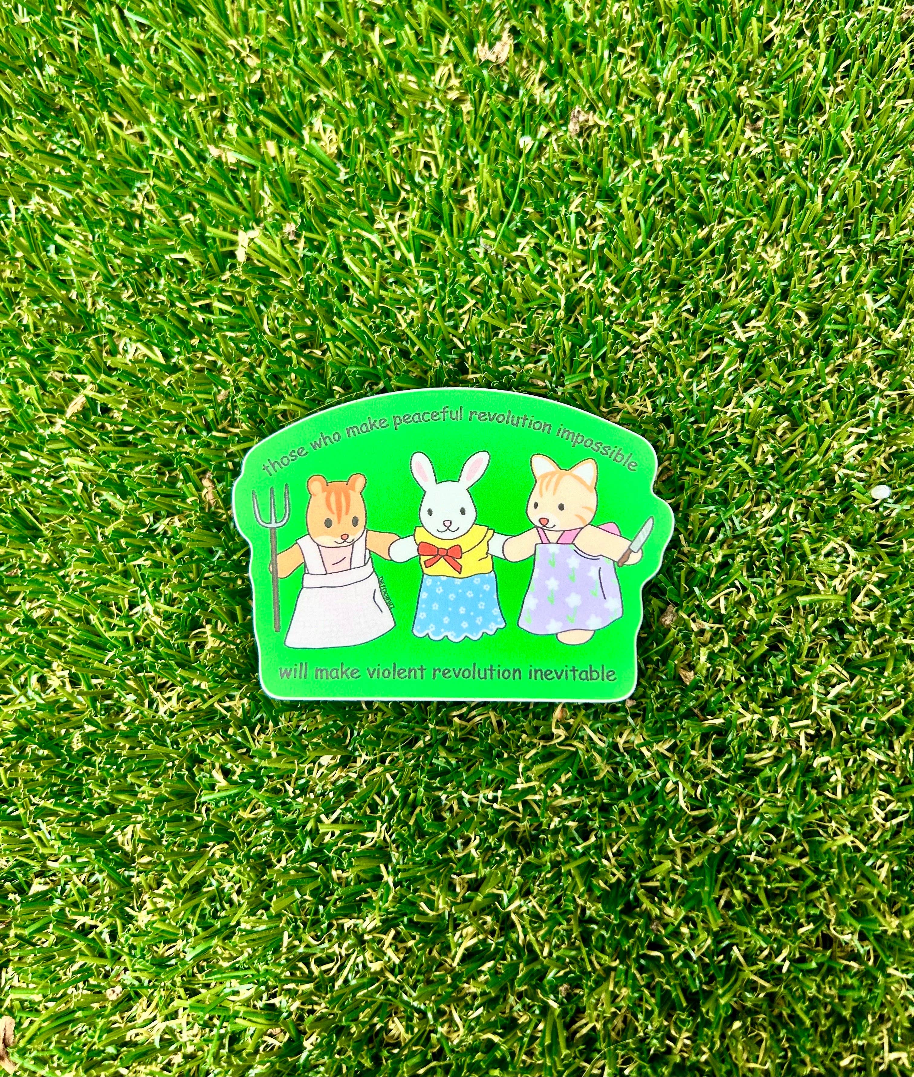 violet revolution critters sticker - Regular - Thumbnail 3