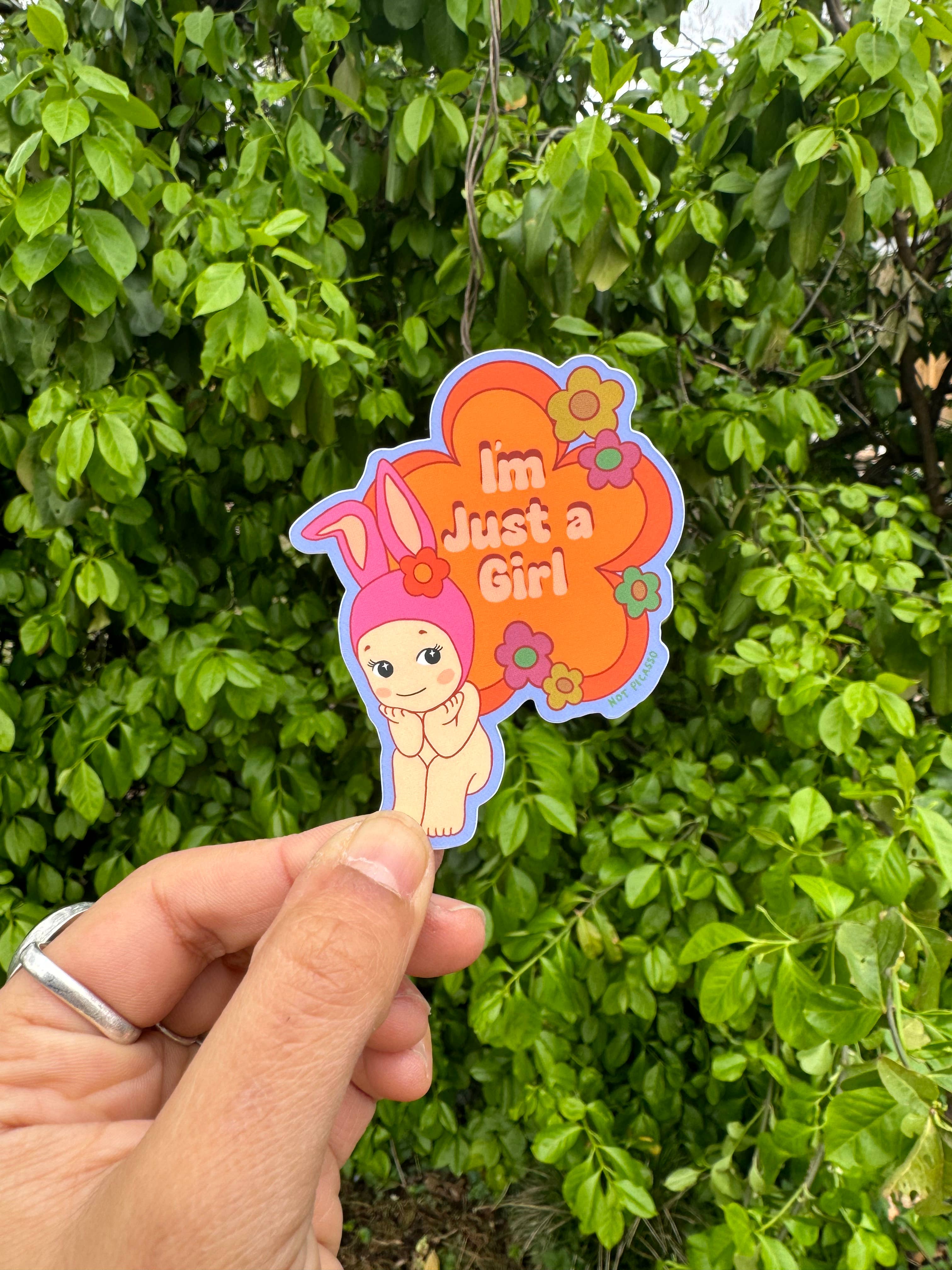 i'm just a girl OK! sticker - Regular - Thumbnail 5