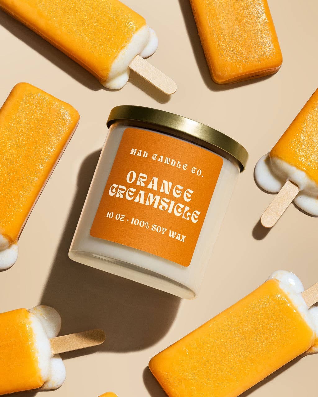 orange creamsicle candle - Regular - Thumbnail 2
