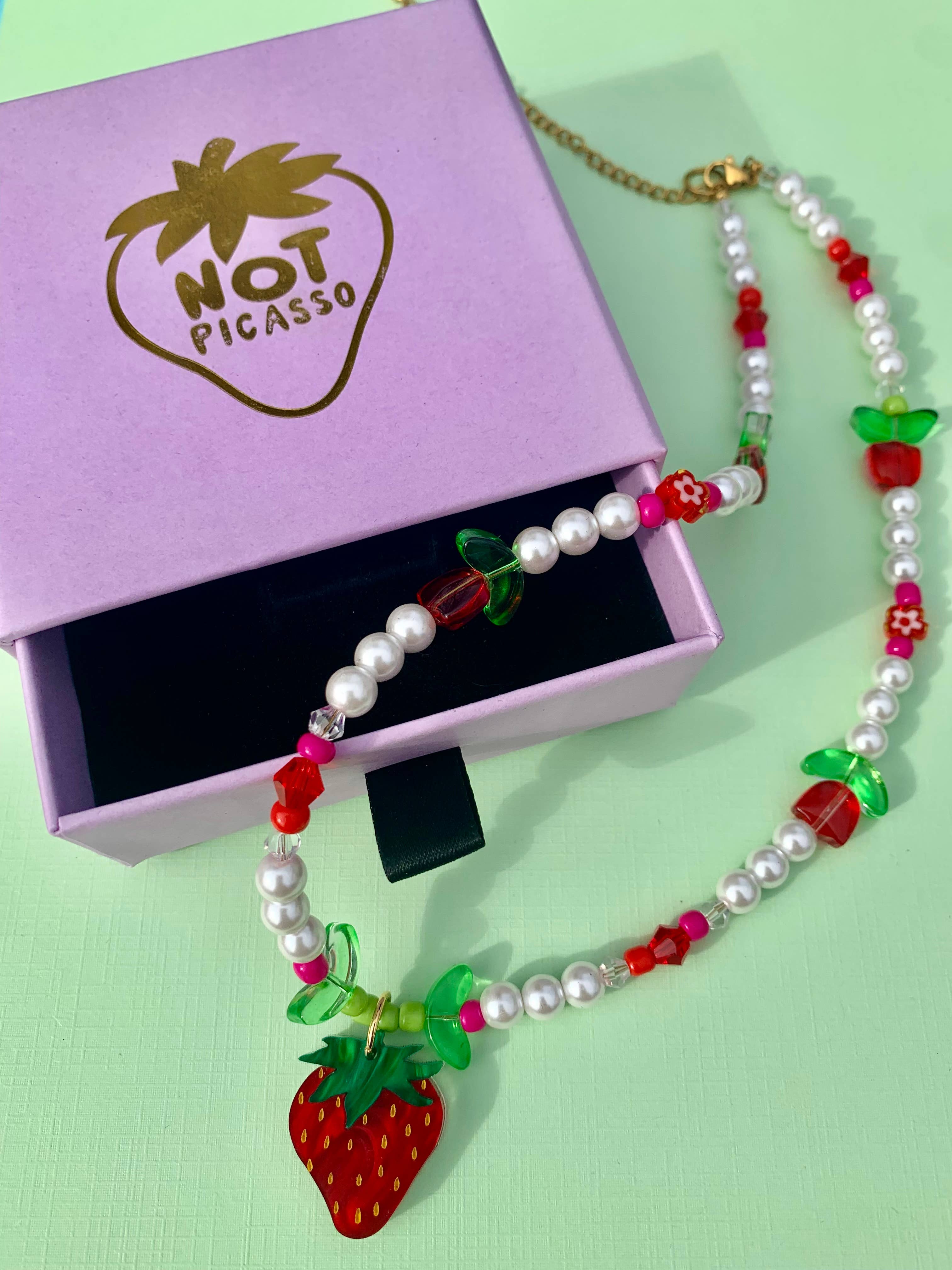 baby berry beaded necklace - Regular - Thumbnail 5