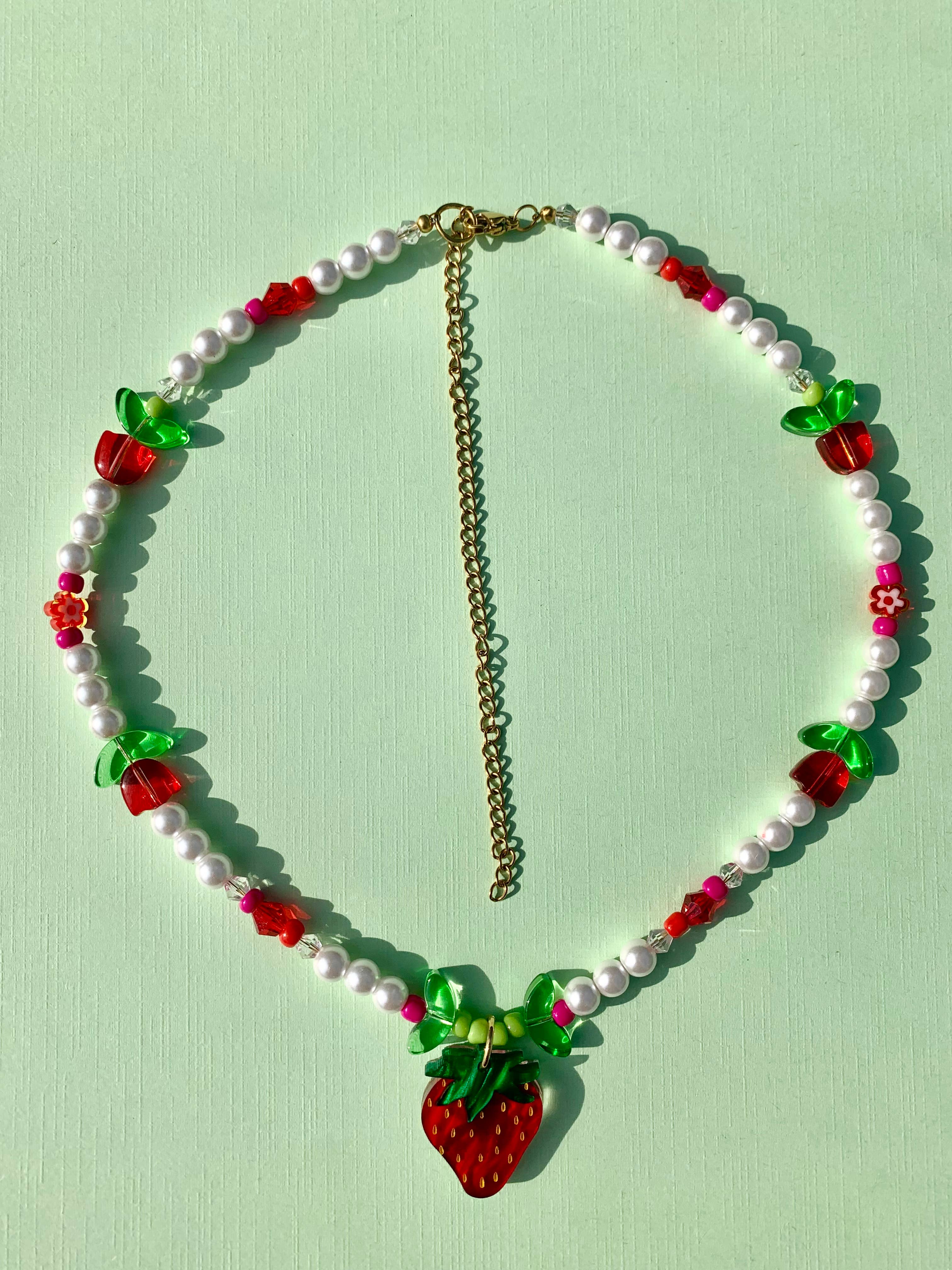 baby berry beaded necklace - Regular - Thumbnail 2