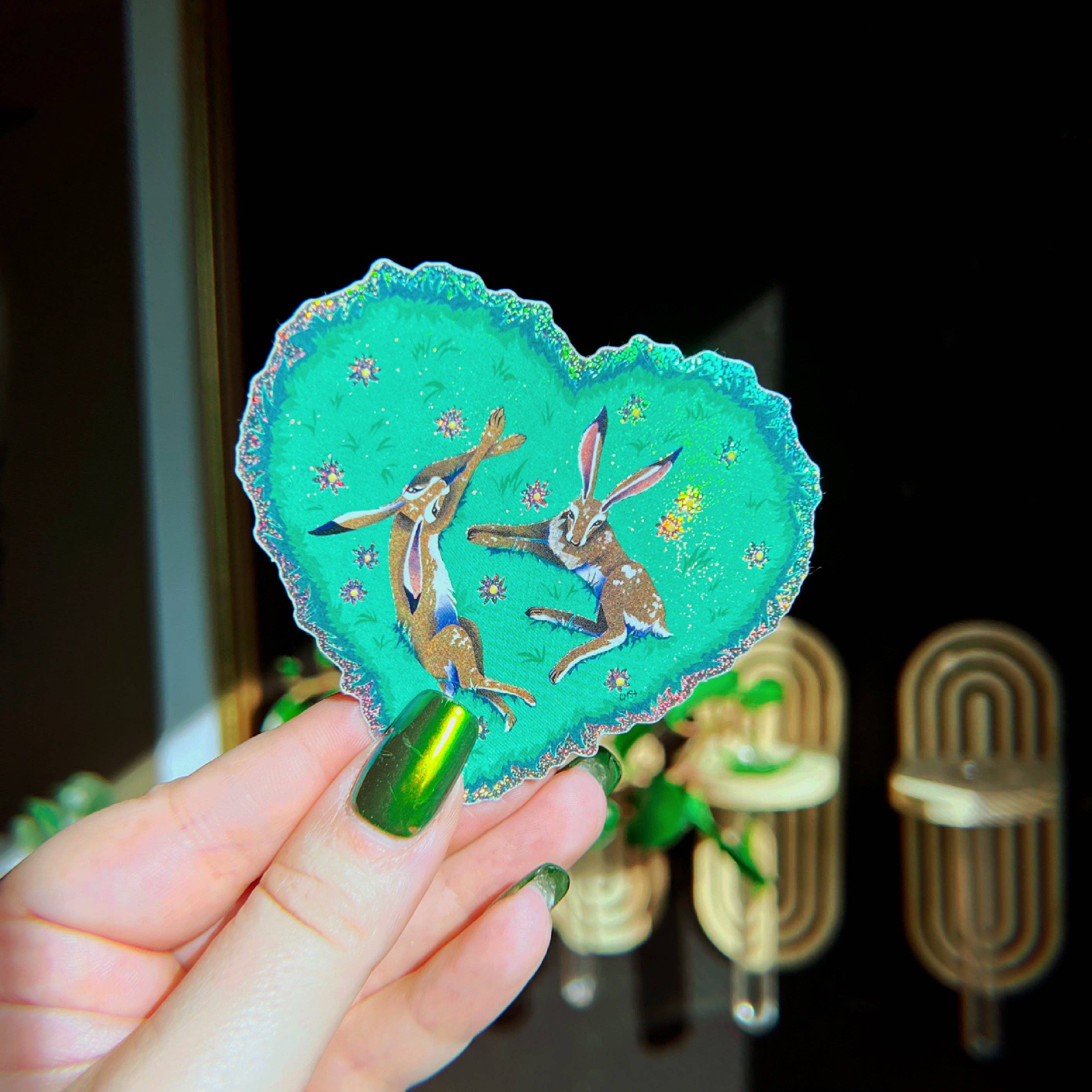 dewy glitter flower sticker - Regular - Thumbnail 4