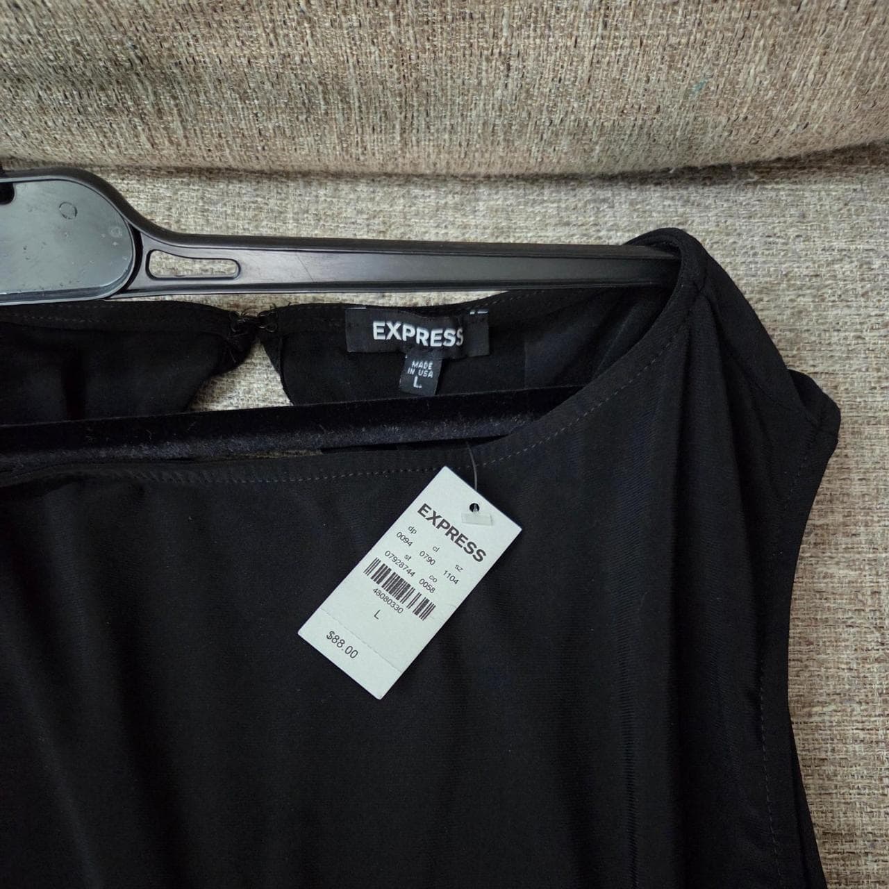 Express black jumpsuit size L #express #jumpsuit - Thumbnail 3