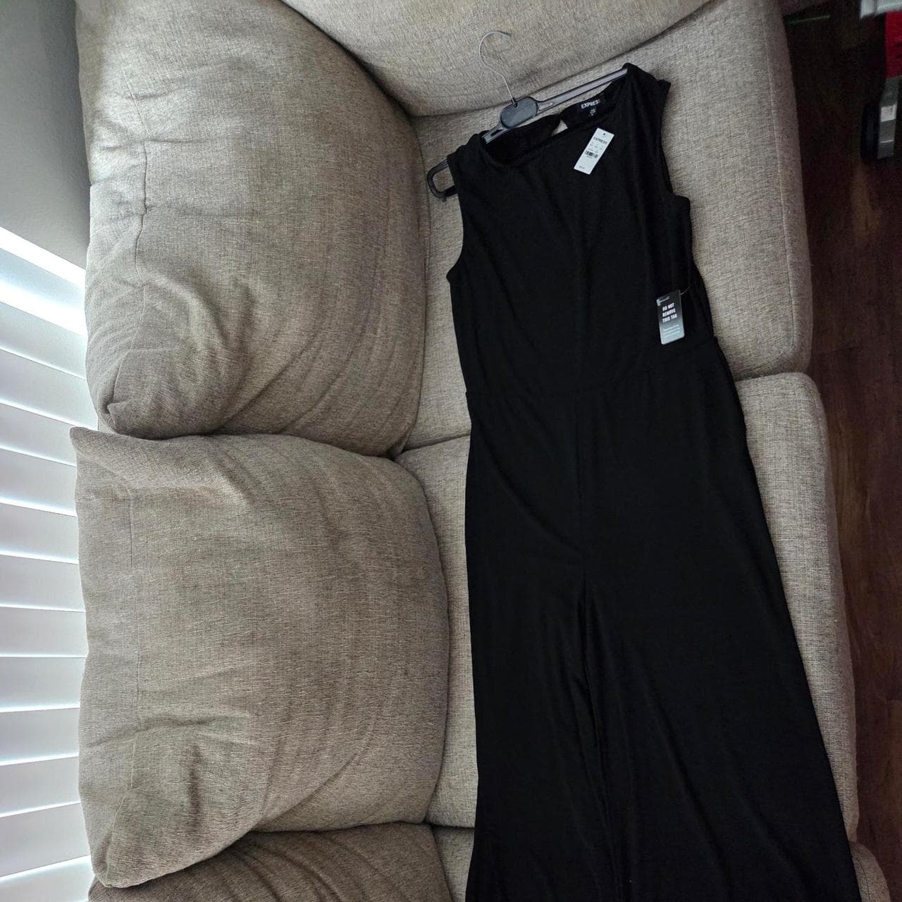 Express black jumpsuit size L #express #jumpsuit - Thumbnail 2