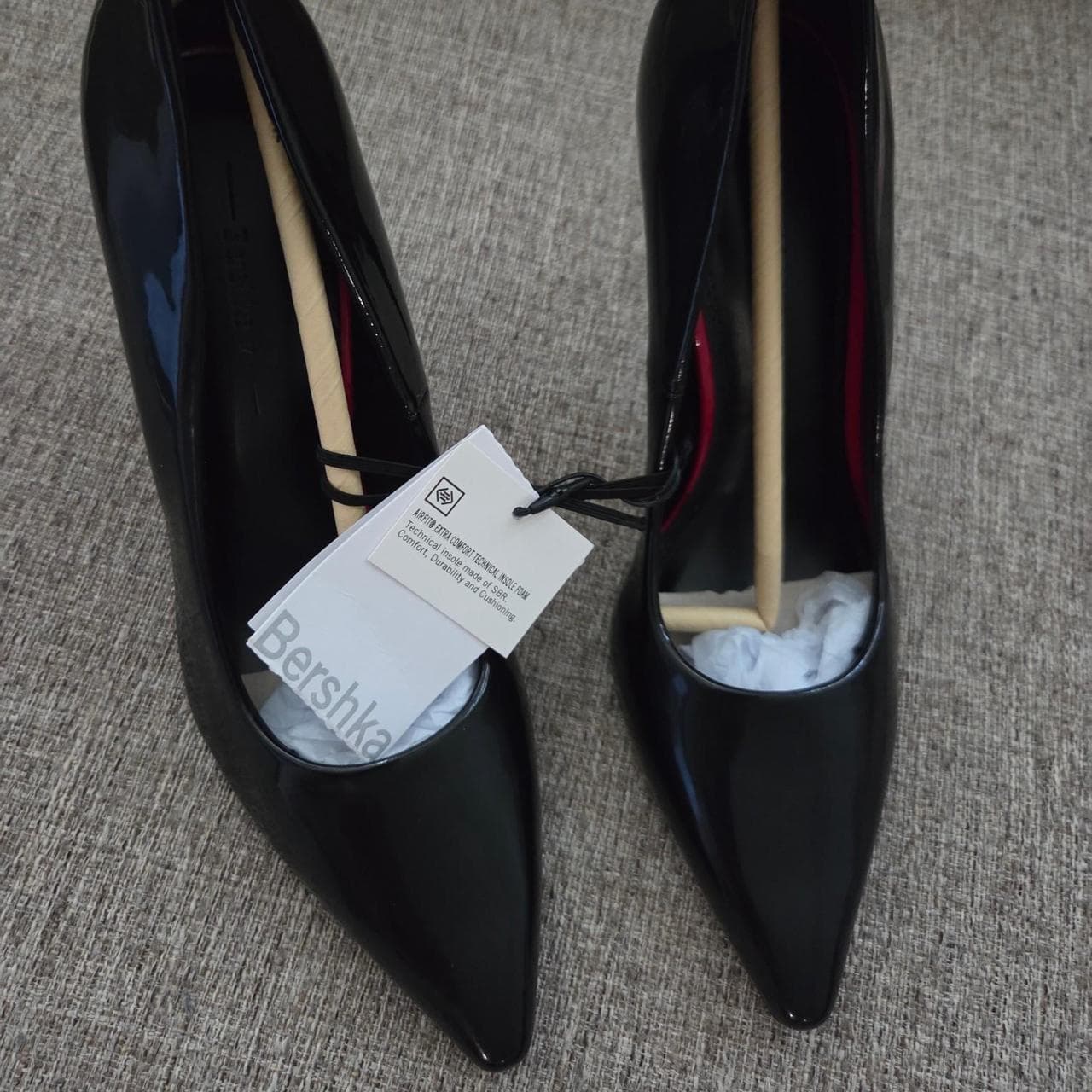 Bershka black high heels size US 6.5 #heels #courts - Thumbnail 5