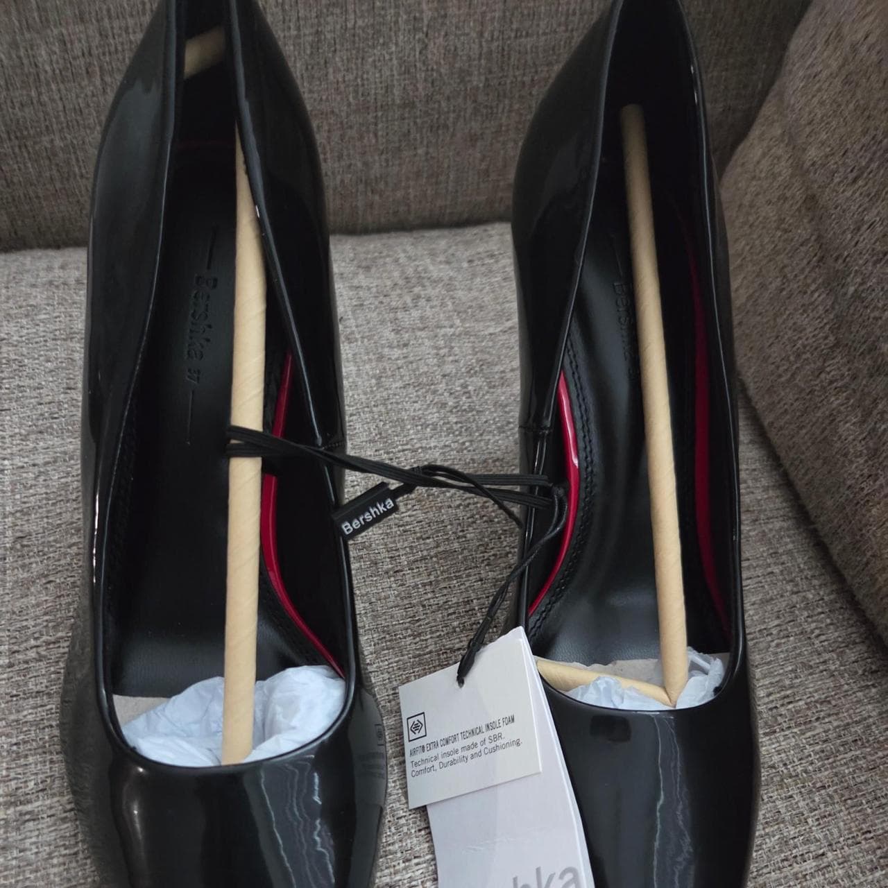 Bershka black high heels size US 6.5 #heels #courts - Thumbnail 4