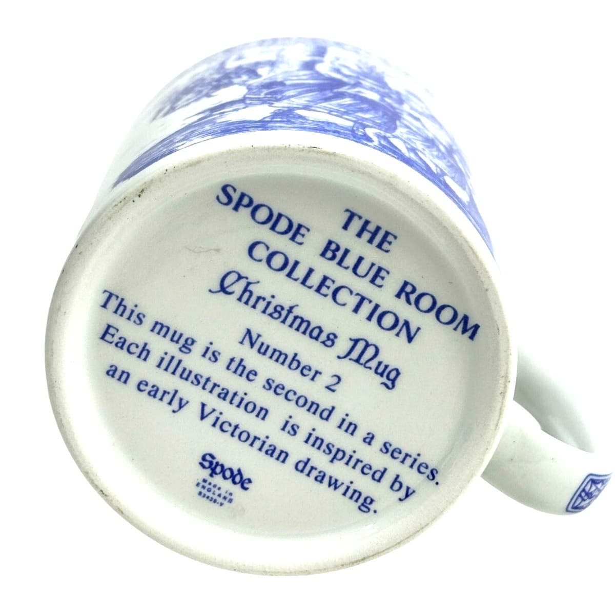 The Spode Blue Room Collection Christmas Mug Number 2 England Excellent - Thumbnail 6